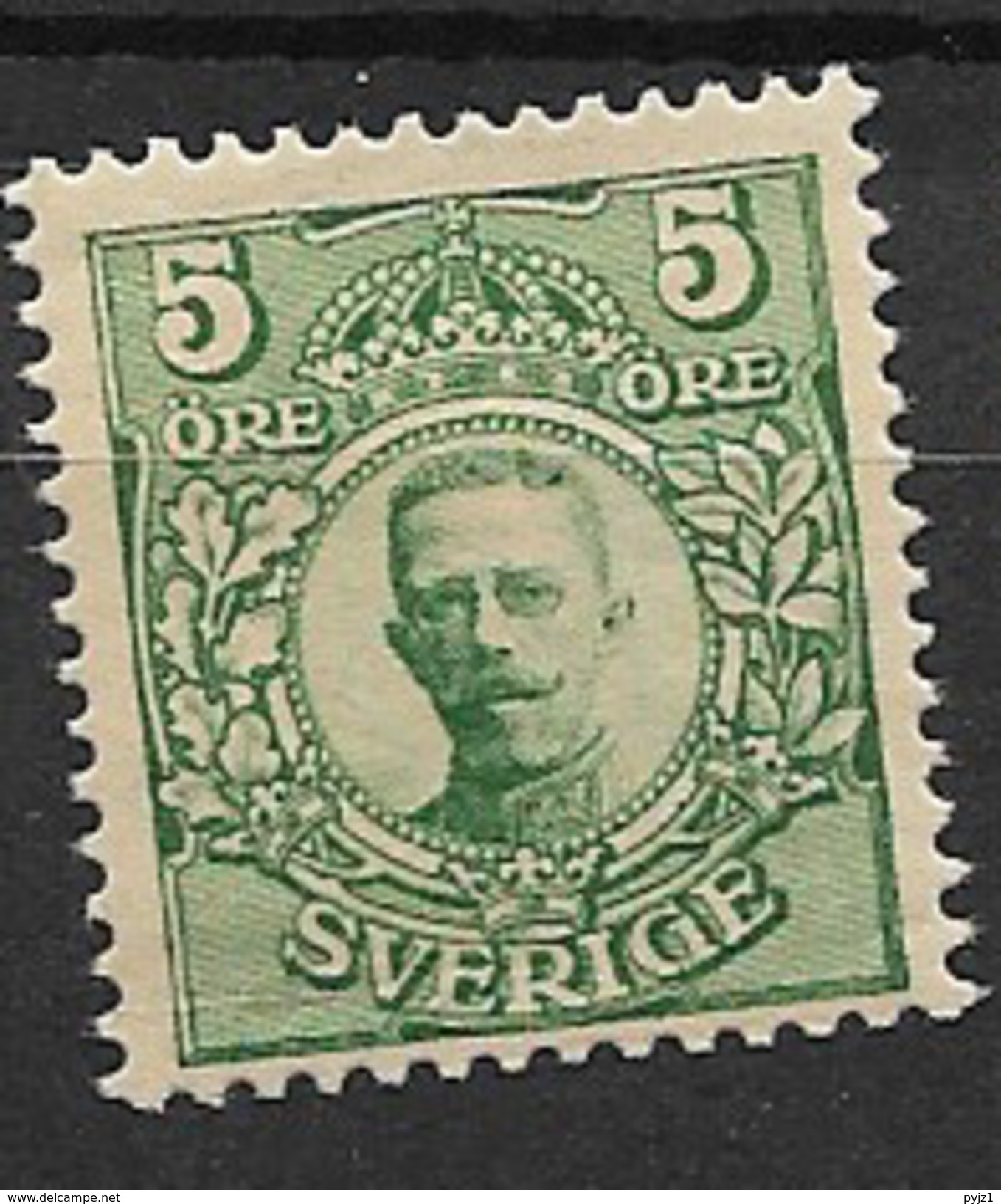 1910 MH Sweden, Wmk Crown - Ungebraucht