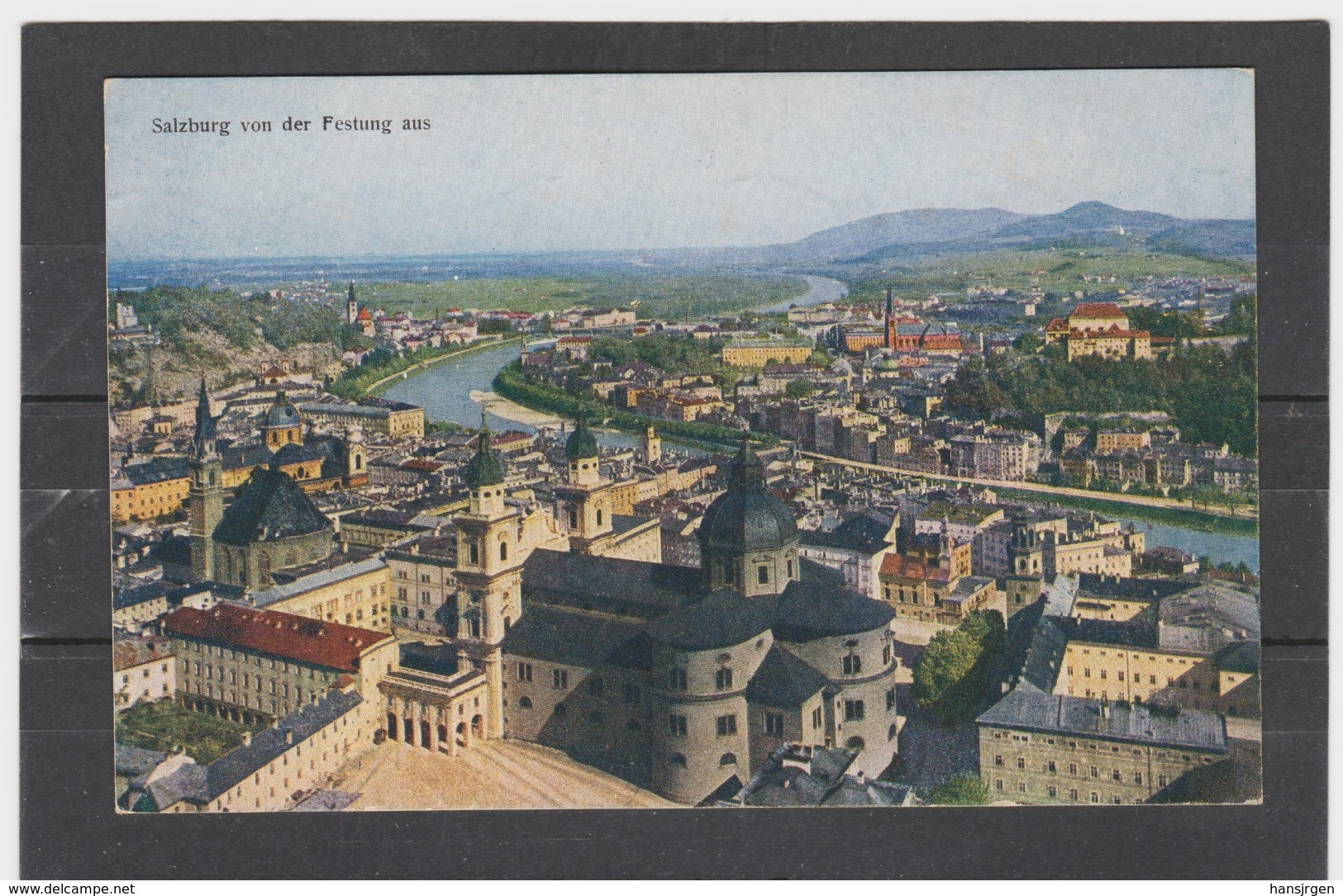 ZAK416 POSTKARTE JAHR 1926 SALZBURG Von Der FESTUNG Aus GEBRAUCHT - Wagrain