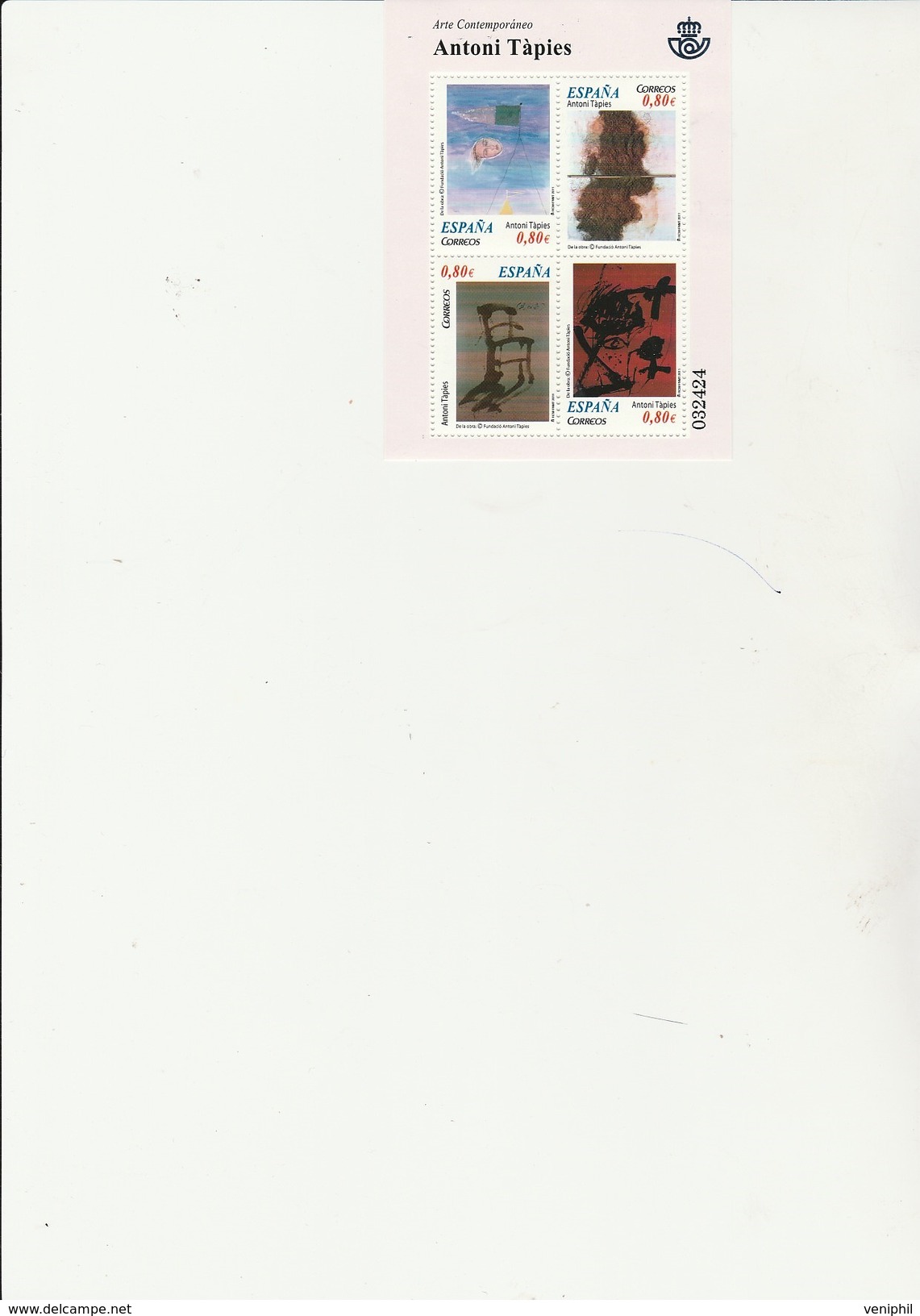 ESPAGNE - BLOC FEUILLET 4328 A 4331 NEUF XX - ANNEE 2011 - Blocks & Sheetlets & Panes