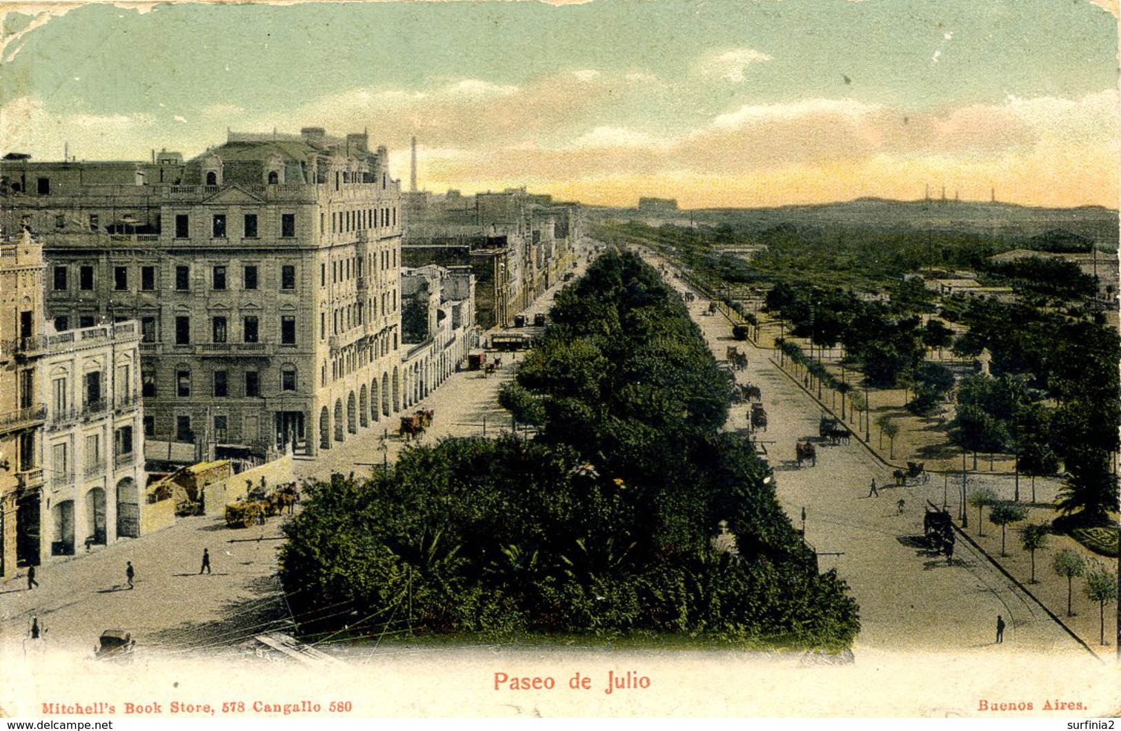 ARGENTINA - BUENOS AIRES - PASEO DE JULIO Arg100 - Argentina