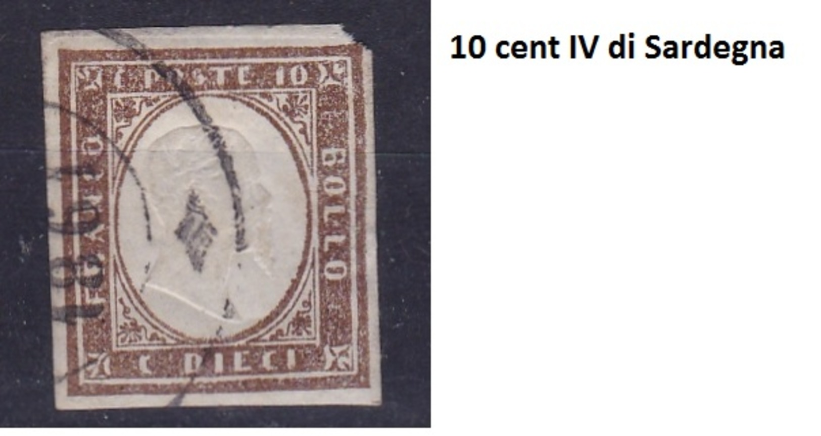 10 Cent IV Emissione Di Sardegna Usato - Sardinia