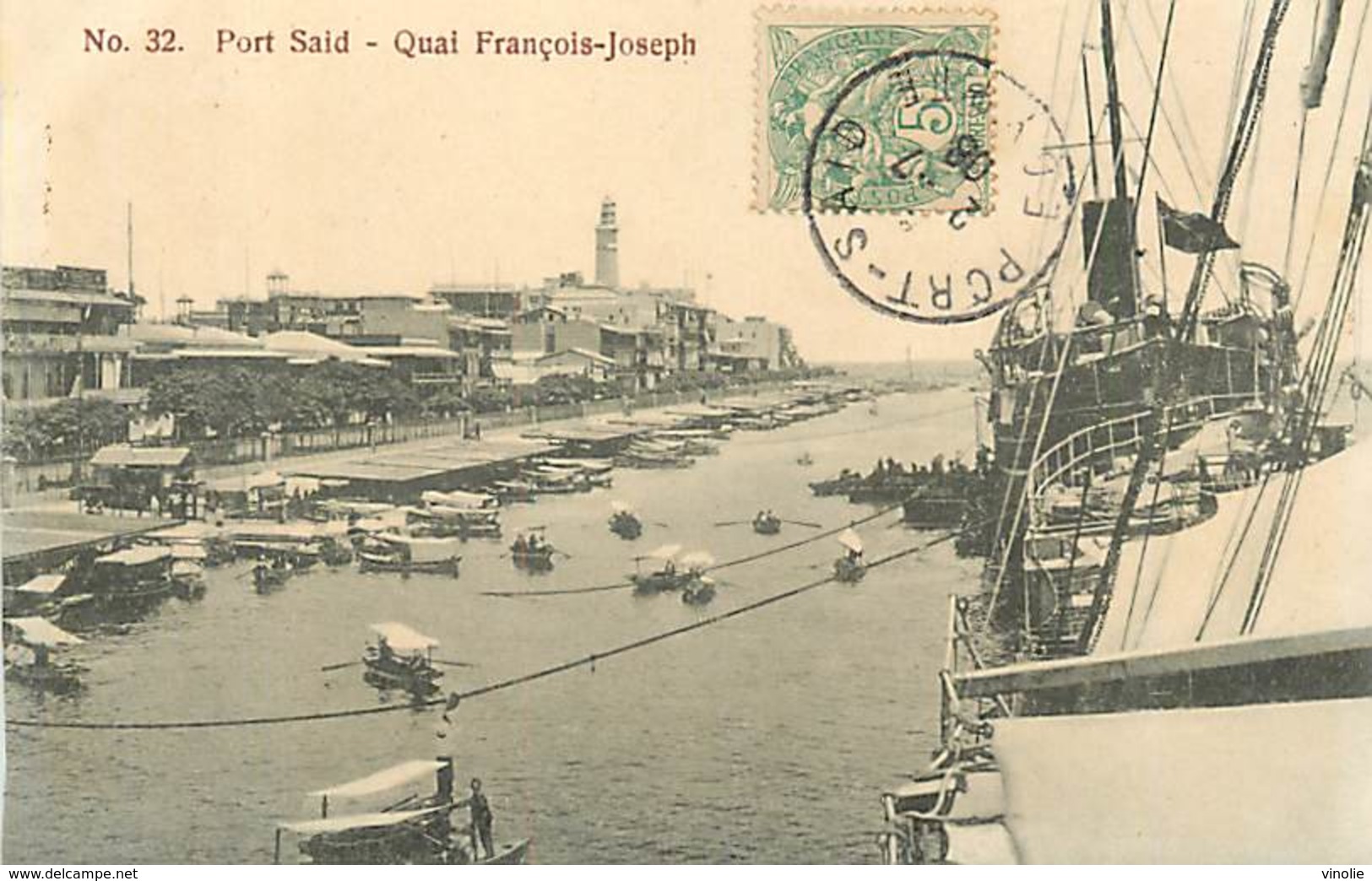 A-17.5537 :   PORT-SAÏD. QUAI FRANCOIS-JOSEPH - Port-Saïd