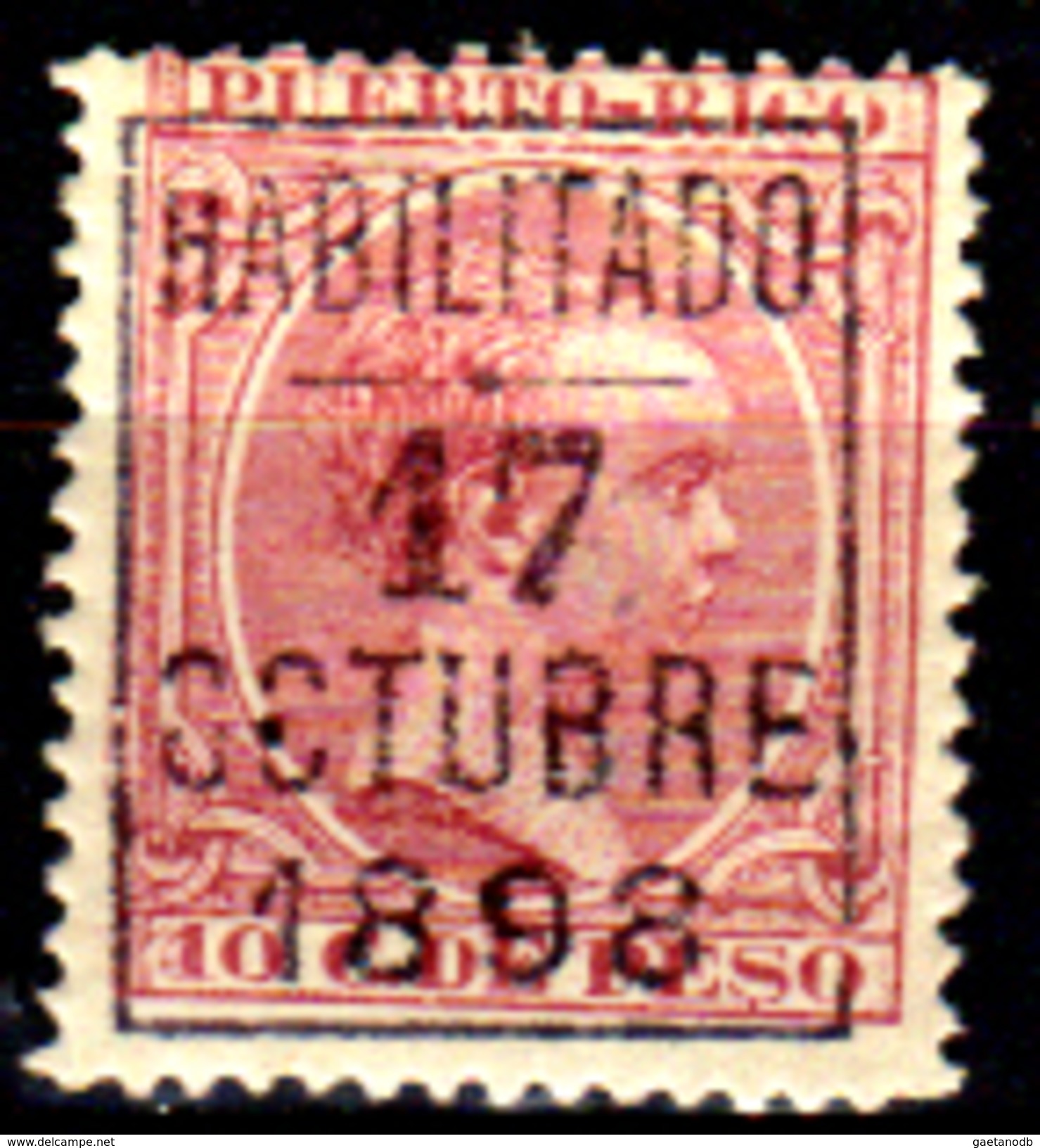 Porto-Rico-0018 - 1898 - Emissione Di Zamboanga (+) Hinged - Senza Difetti Occulti. - Altri - America