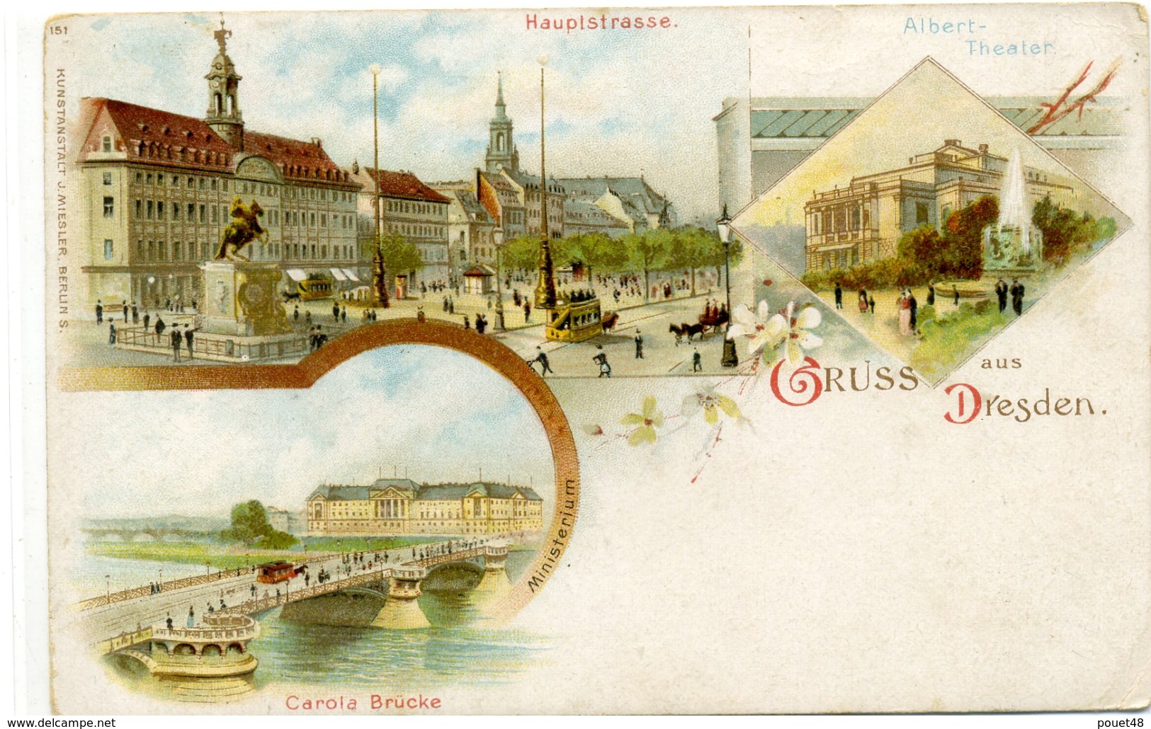 GRUSS AUS DRESDEN - HAUPLSTRASSE ...  Dos Simple - Dresden