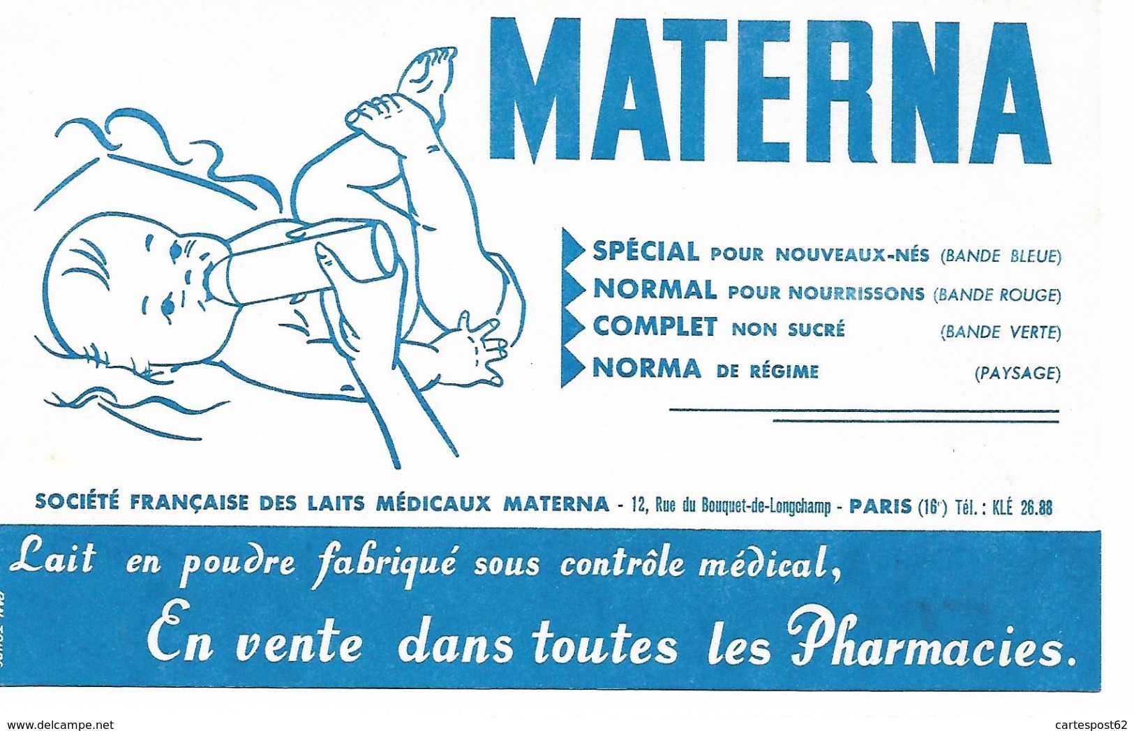 Buvard Materna. Lait Pour Nouveaux-nés, Nourrissons, .. (Pharmacie) - Produits Pharmaceutiques