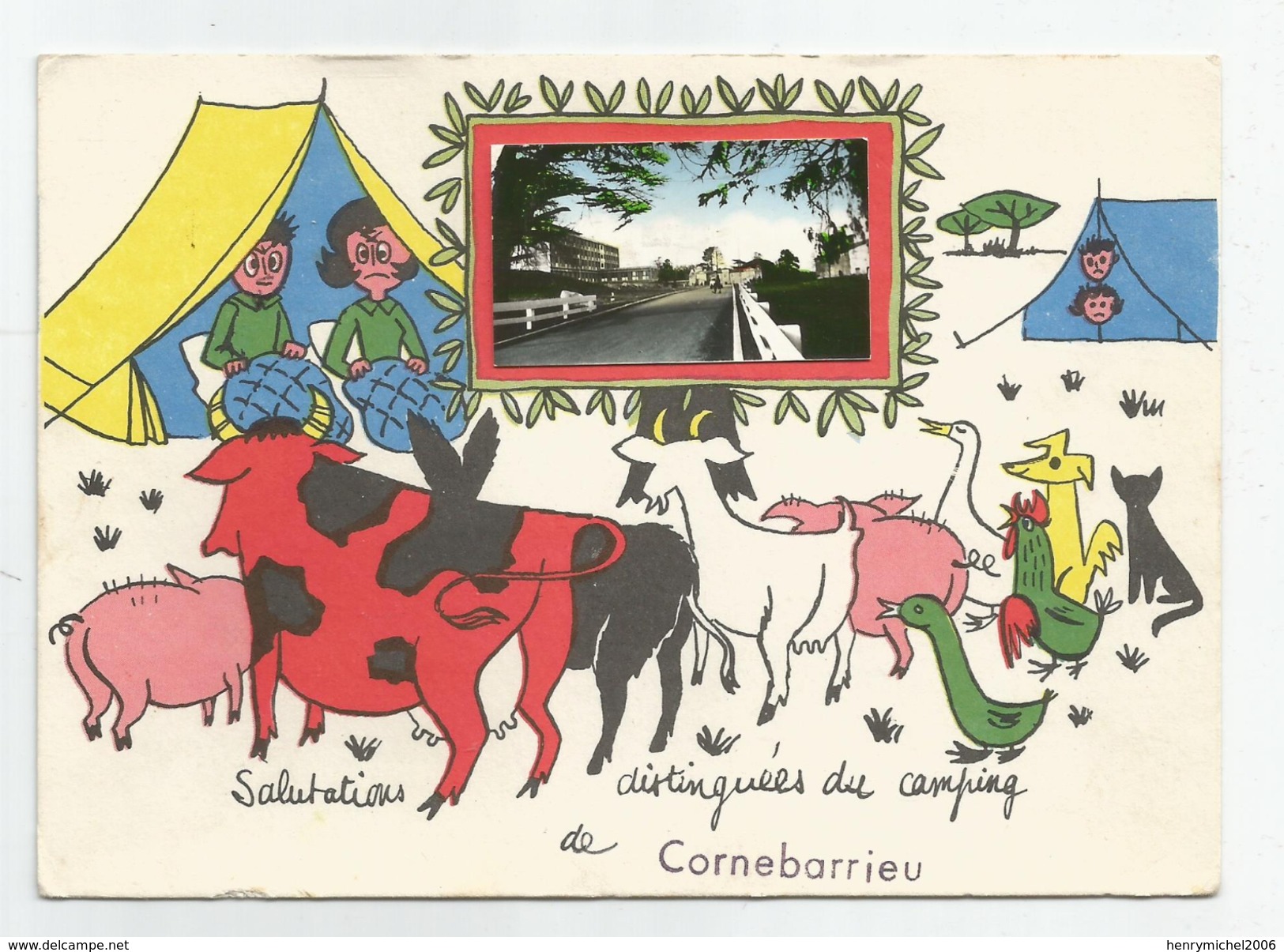 31 Haute Garonne - Cornebarrieu - Salutations Du Camping - Autres & Non Classés