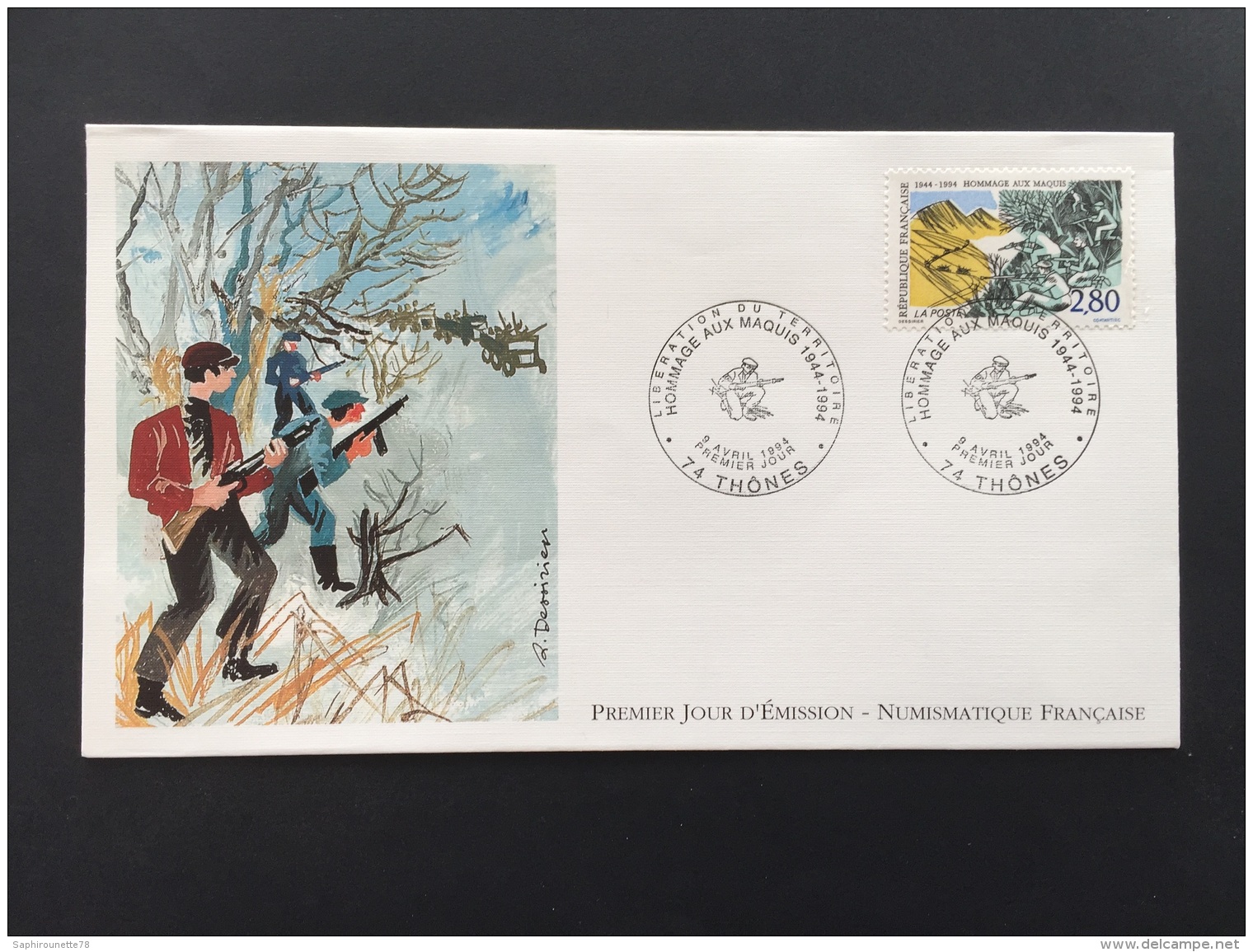 FRANCE - 1994 - FDC N°1802 - N°Y&amp;T 2876 - 1990-1999