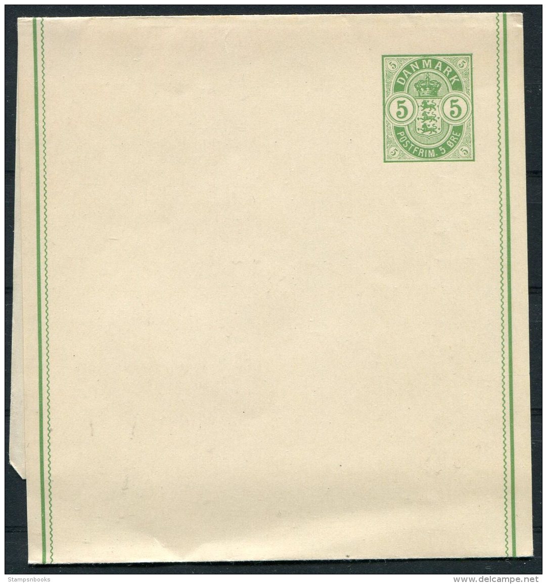 Denmark 5 Ore Postal Stationery Wrapper - Postwaardestukken