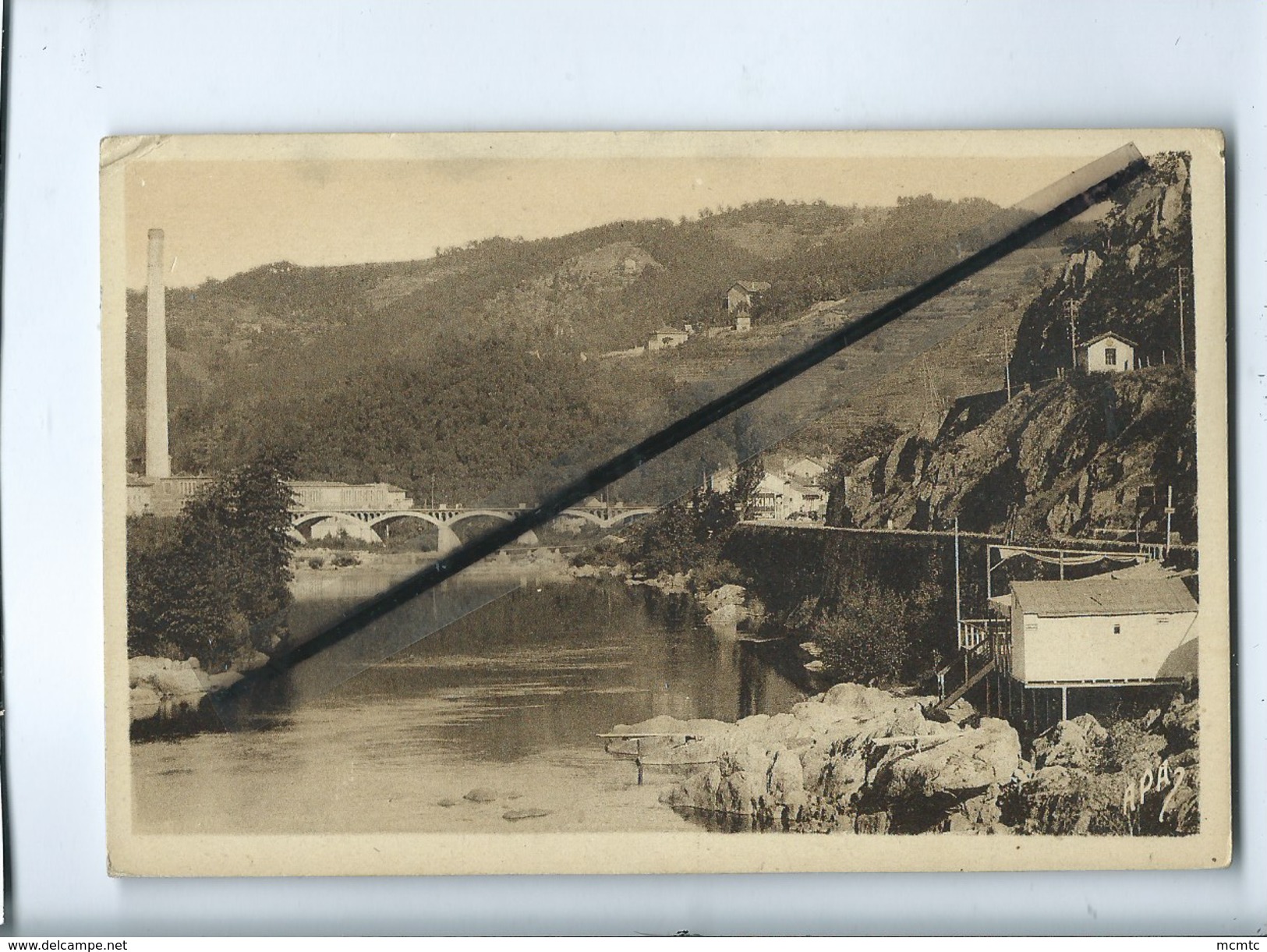 CPA  - L'Ardèche Illustré - 12-  Lalevade D'Ardèche - Gour De L'Ane - Pont De Vals Les Bains - Route D'Aubenas - Etc... - Autres & Non Classés