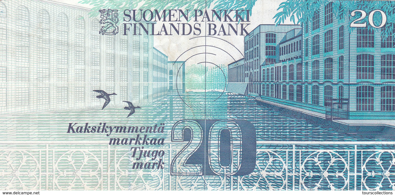 Billet FINLANDE De 1993 TTB 20 Kaksikymmenta Markkaa @ PICK 123 @ Portrait De Vaino Linna - Finnland