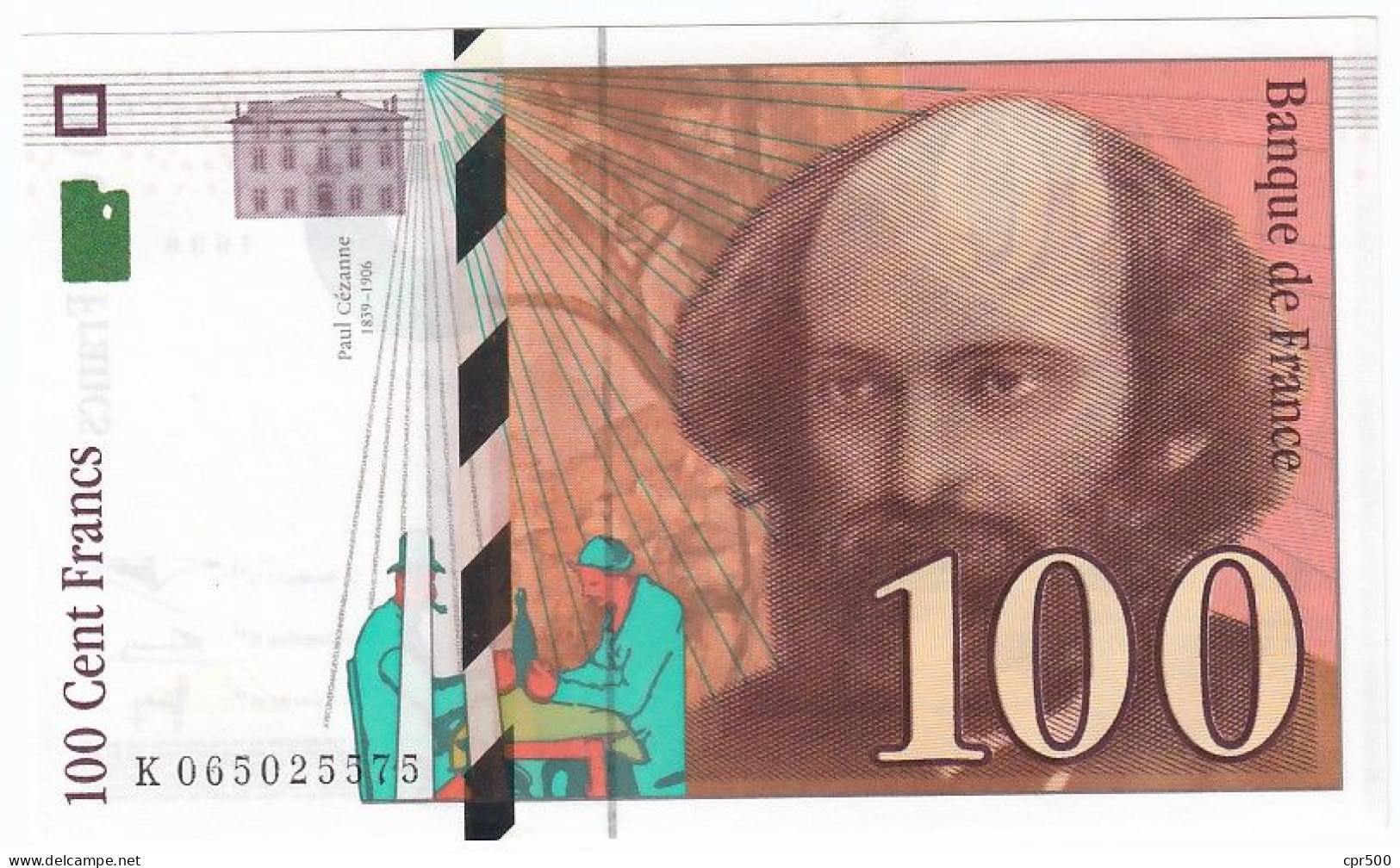 100 Francs Cézanne 1998 F.74.02 P158, X3 Consécutifs - NEUF - 100 F 1997-1998 ''Cézanne''