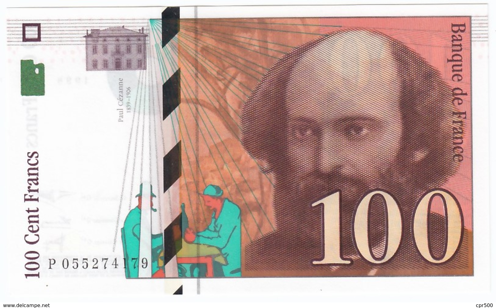 100 Francs Cézanne 1998, F.74.02 P158, X2 Consécutifs - NEUF - 100 F 1997-1998 ''Cézanne''