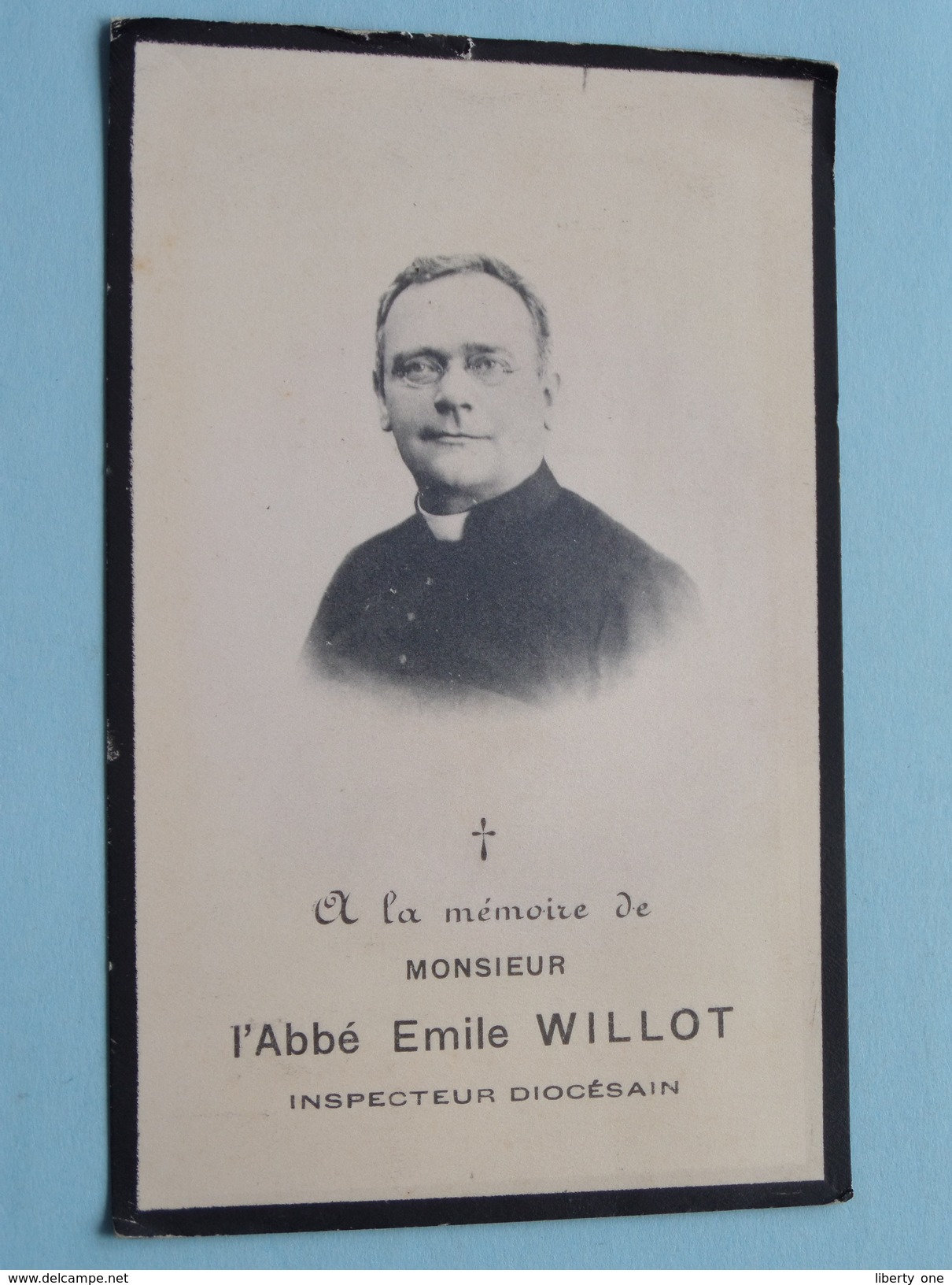 DP L'Abbé Emile WILLOT ( Insp. Diocésain ) Marche 1 Mai 1909 à L'age De 49 Ans ( Zie Foto´s ) ! - Religione & Esoterismo