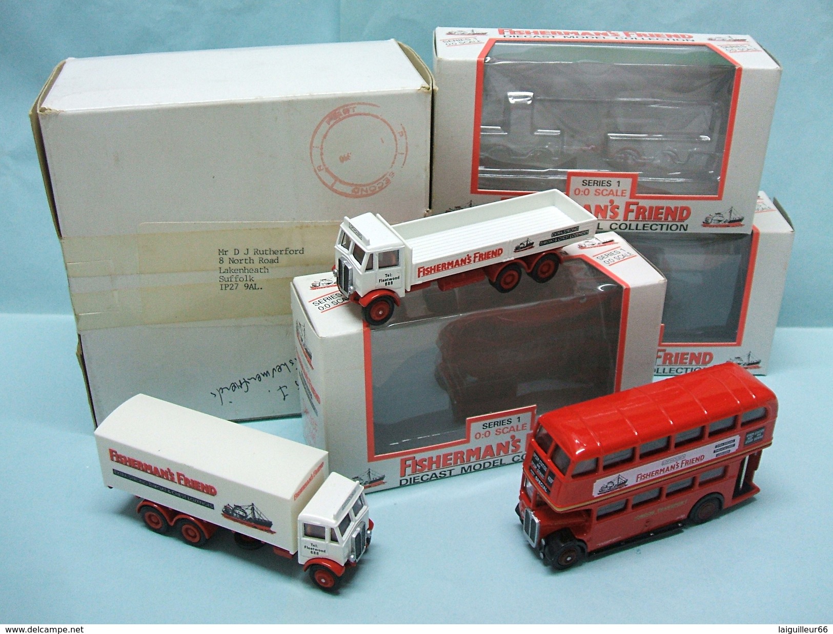 EFE - Coffret Set 3 AEC MAMMOTH Camion Bus FISHERMAN'S FRIEND BO 1/76 OO - Massstab 1:76