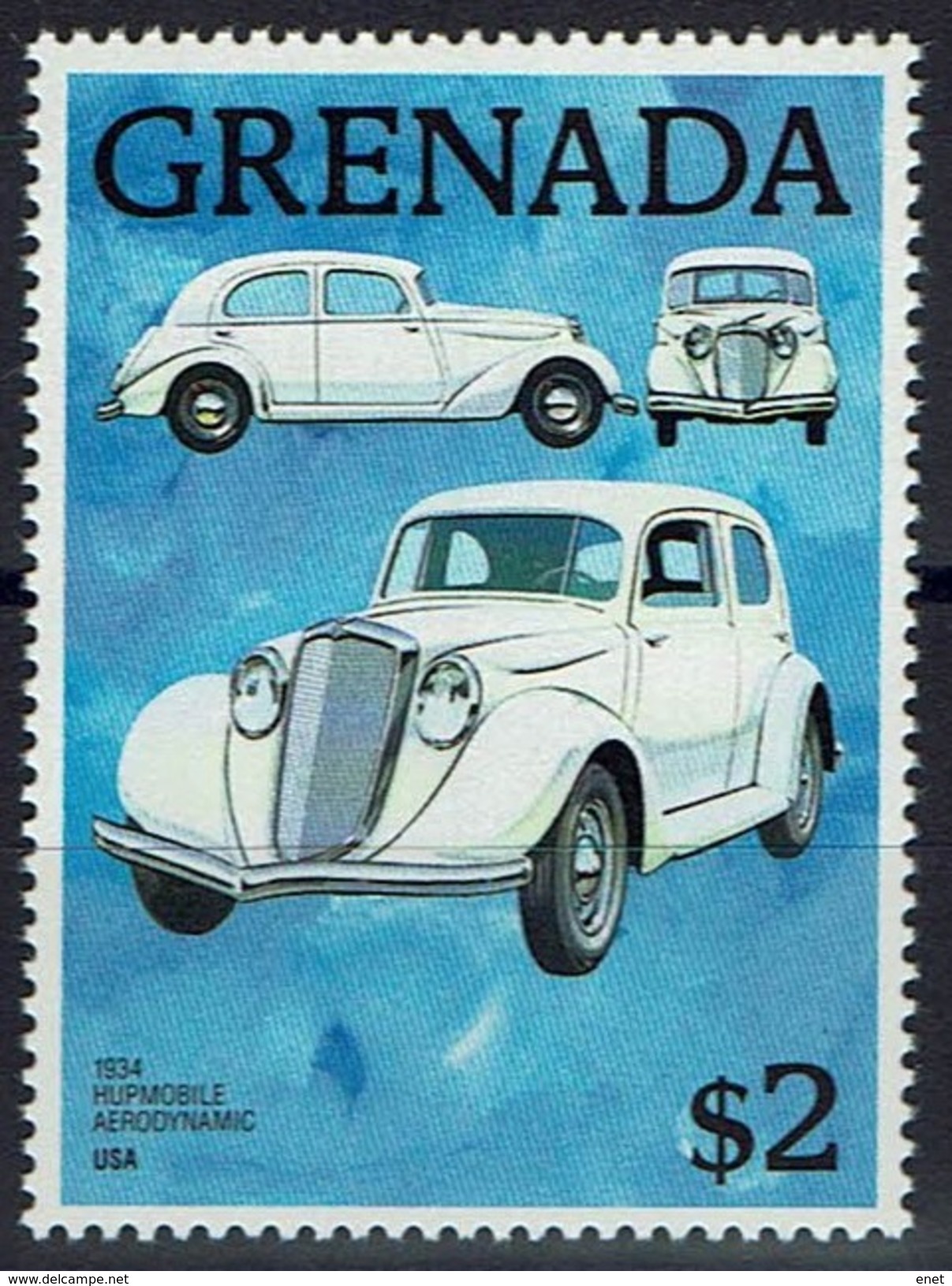 Grenada 1988 - MiNr 1773 - Auto Hupmobile Aerodynamic - Autos