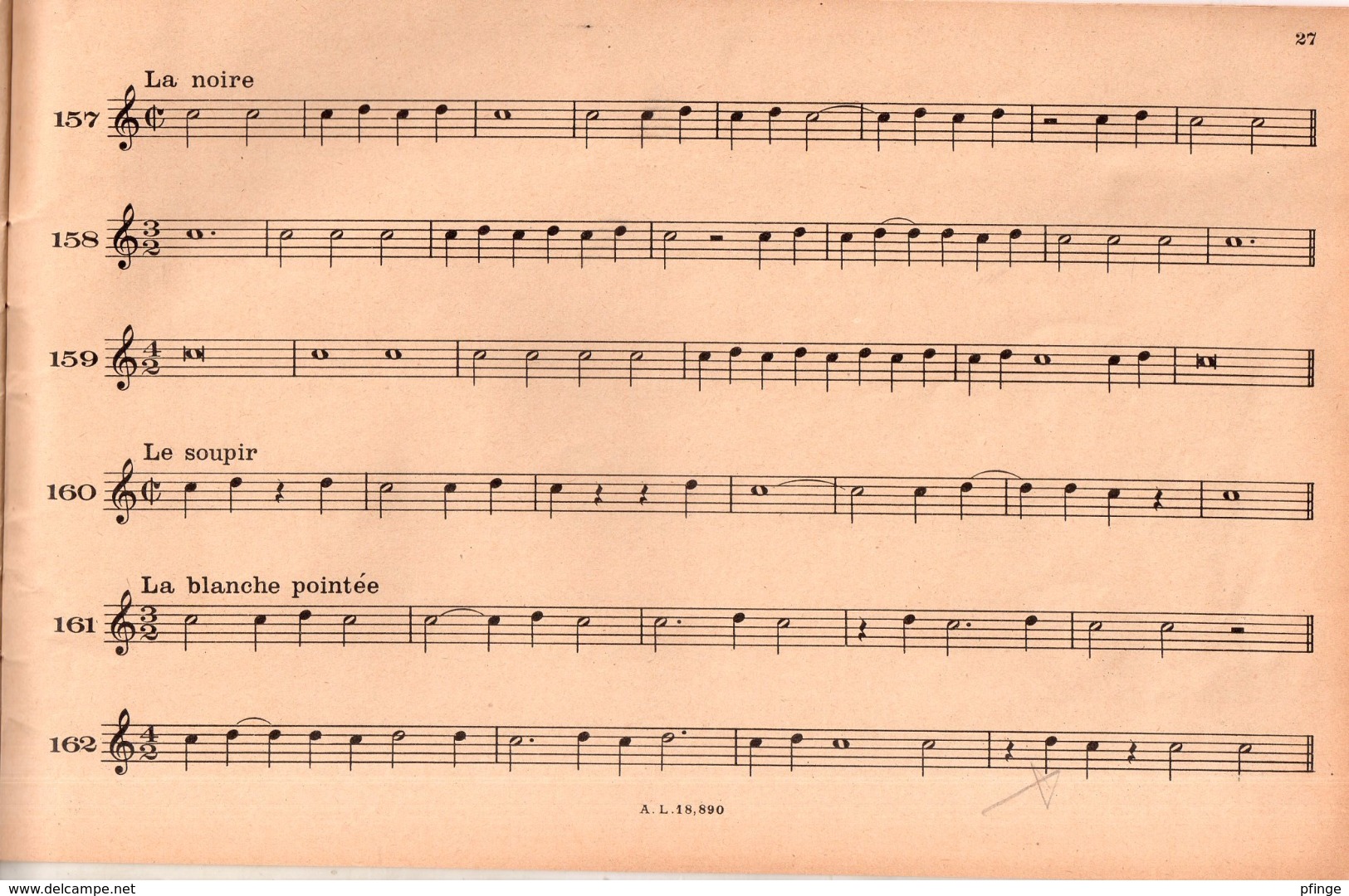Etude Du Rythme Par Georges Dandelot, 1937 - Opera