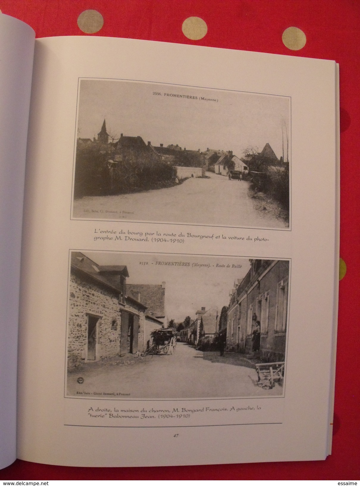 chroniques de mon village : Fromentières. Mayenne. Paul Boisseau, instituteur. éditions Siloë 1987 Laval