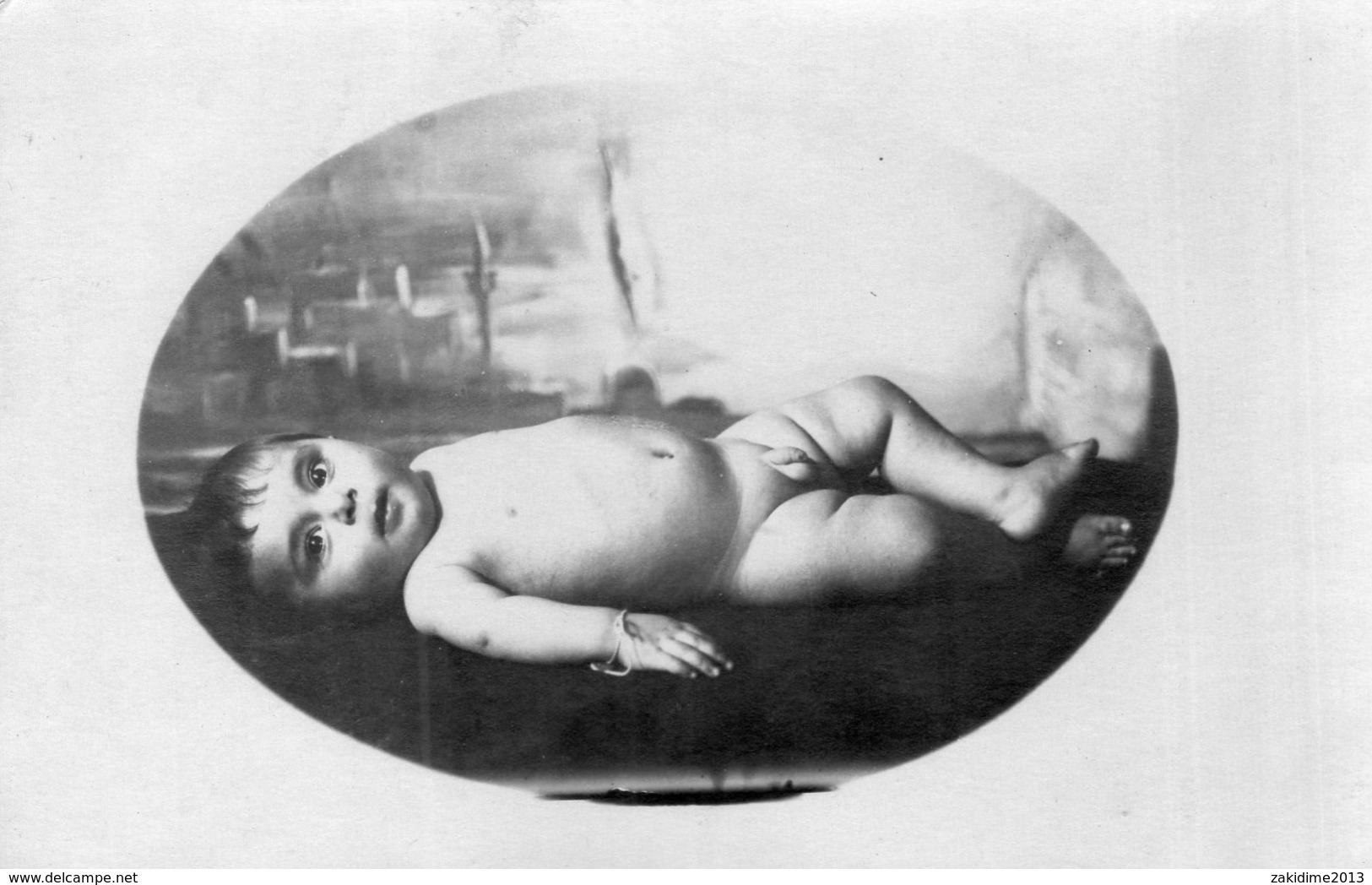 Children Nude Baby From 1924 - Autres & Non Classés