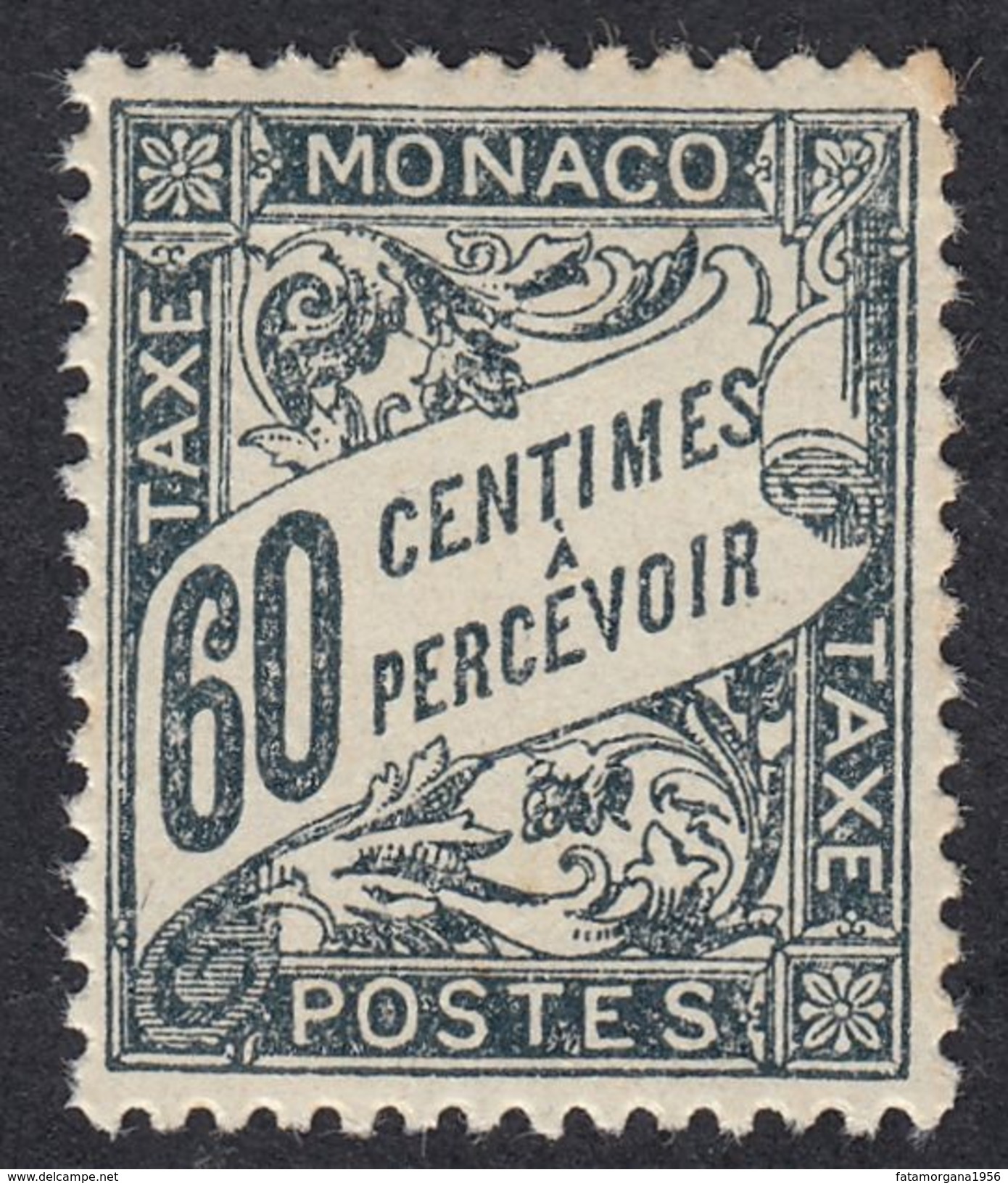 MONACO - 1926/1943 - Timbre-taxe Yvert 60 Nuovo MNH - Strafport