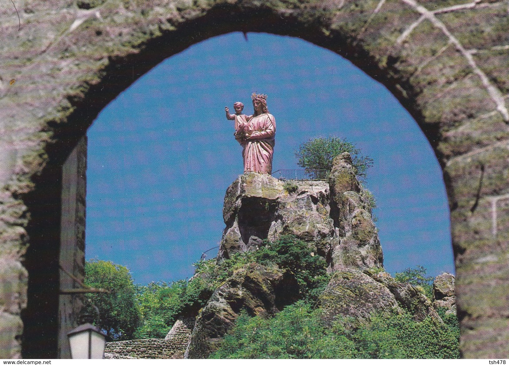 43---LE PUY EN VELAY--statue Notre Dame De France--voir 2 Scans - Le Puy En Velay