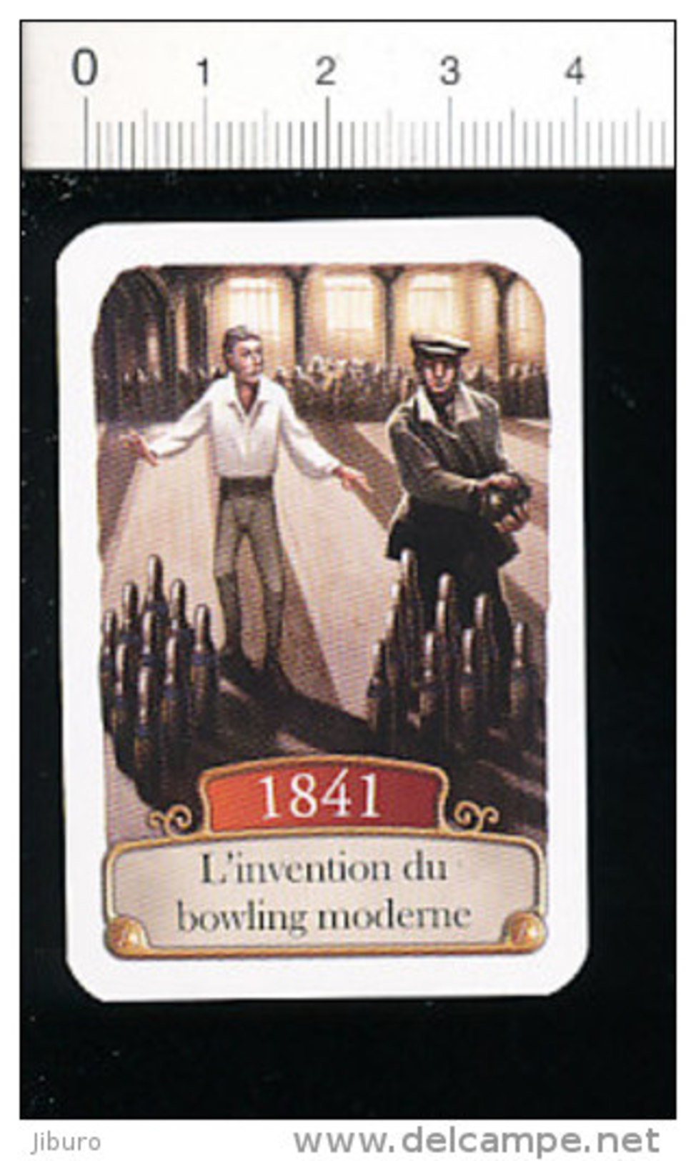 2 Scans / Année 1841 : Invention Du Bowling Moderne / Sport Jeu De Quilles / TL 187/5 - Autres & Non Classés