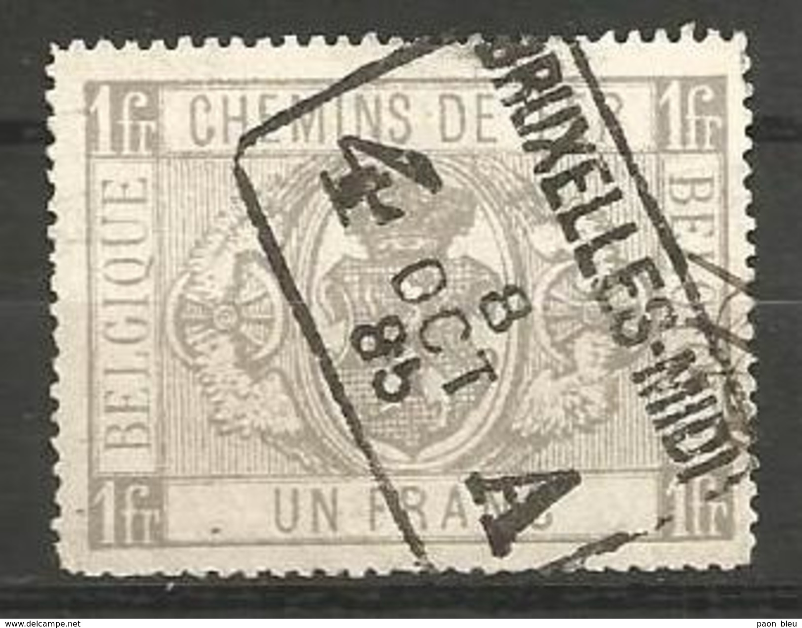 Belgique - Chemin De Fer - TR6   Obl. BRUXELLES-MIDI - Used