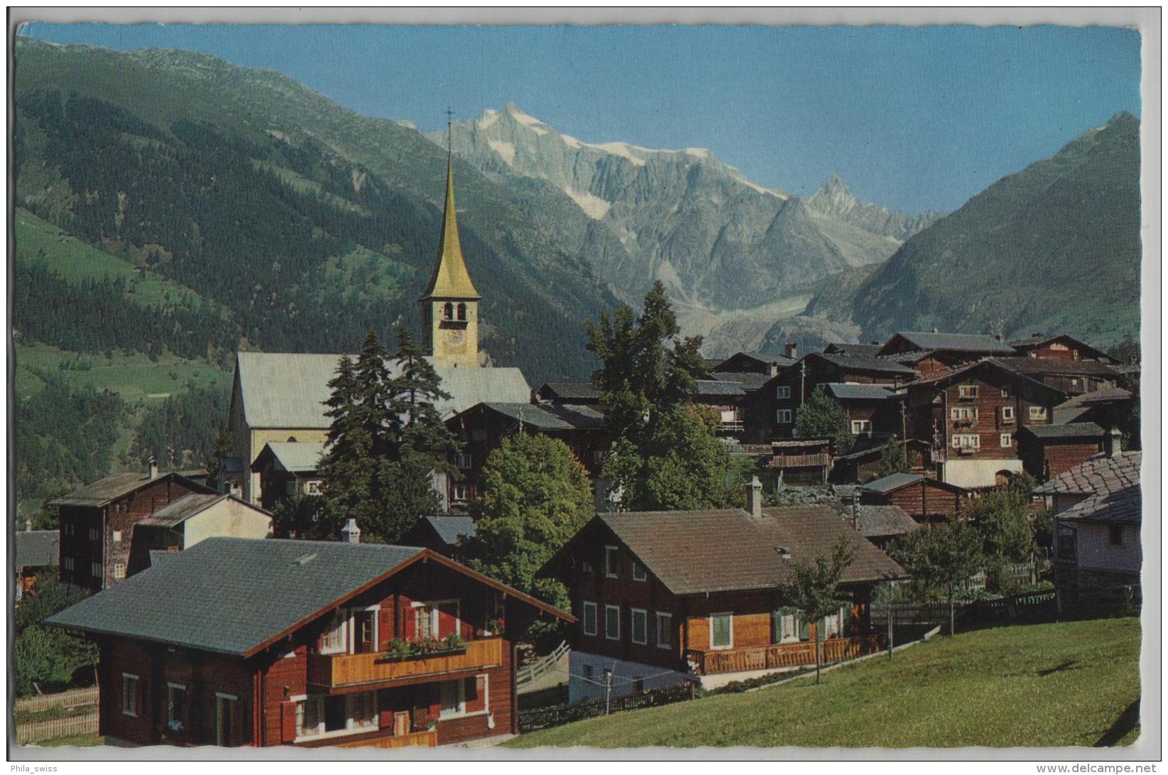 Ernen Mit Finsteraarhorn - Photo: Rud. Suter No. 14185 - Ernen