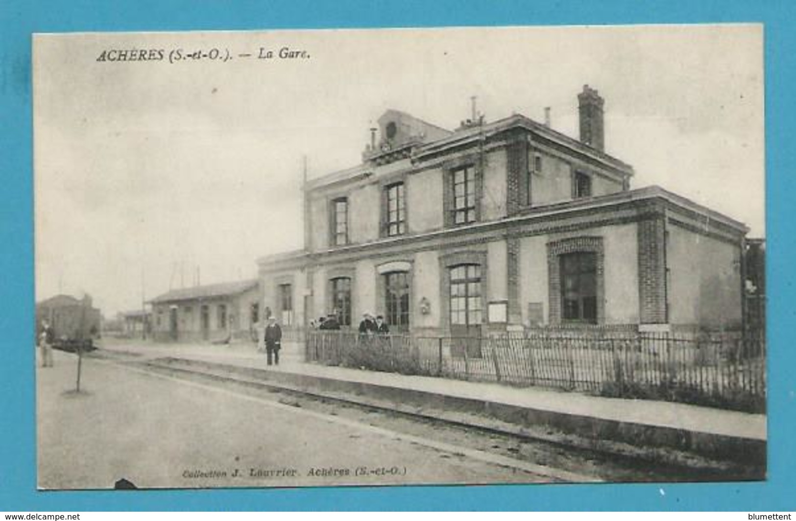 CPA - Chemin De Fer Gare De ACHERES 78 - Acheres