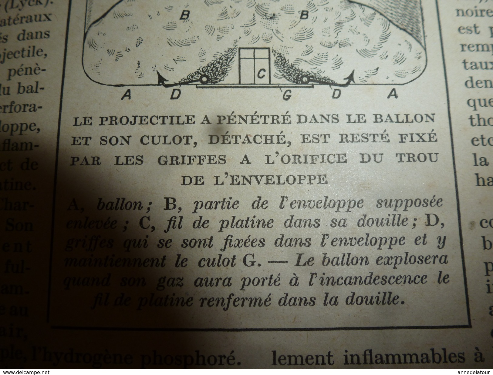 1917 LSELV :Les projectiles destructeurs de BALLONS et de ZEPPELINS (par Vincent Courvoisier ingénieur-constructeur )