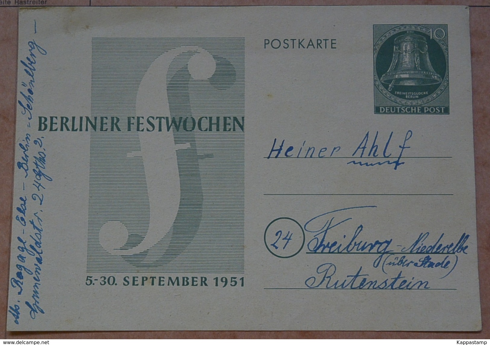 Berlin  P 26 Siehe Beschreibung - Postkaarten - Gebruikt