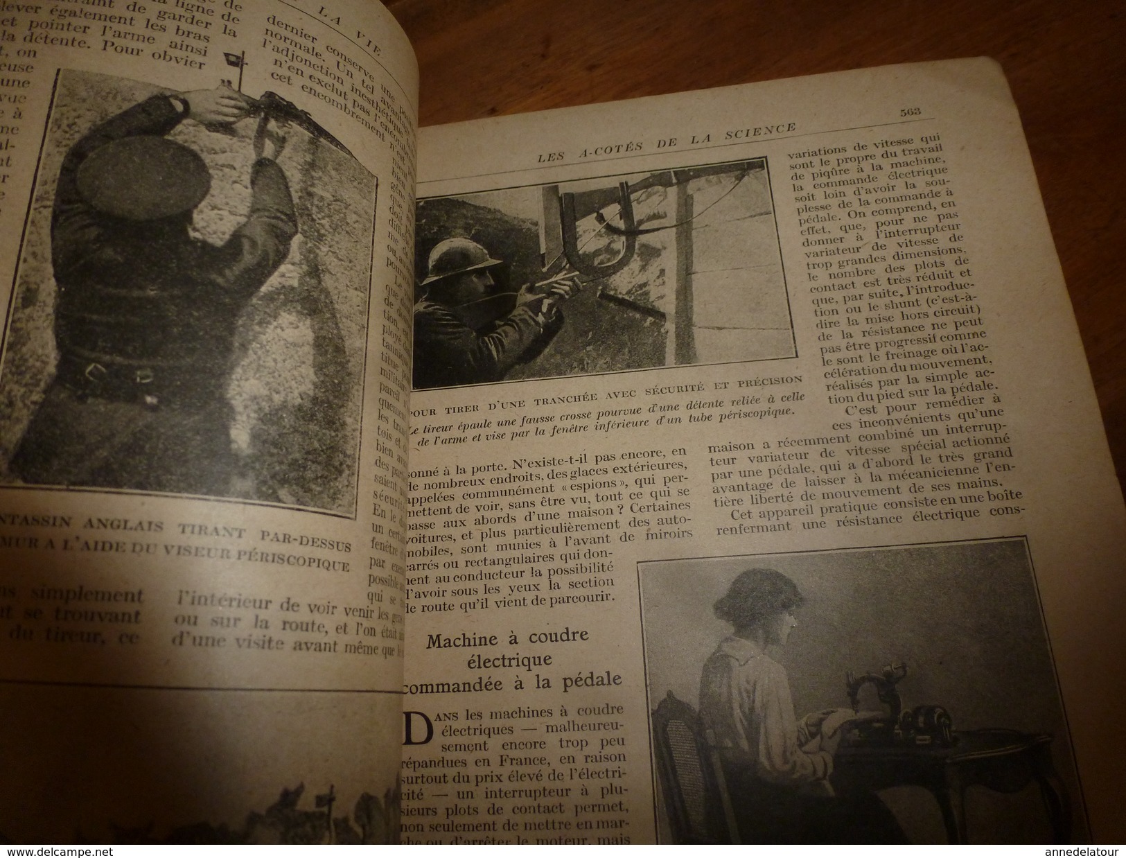 1917 LSELV :Les A-cotés De La Science (Fusil à Visée Indirecte,canon Sans-recul Pour Avions, Faire Un Thé Parfait ,etc) - Dokumente