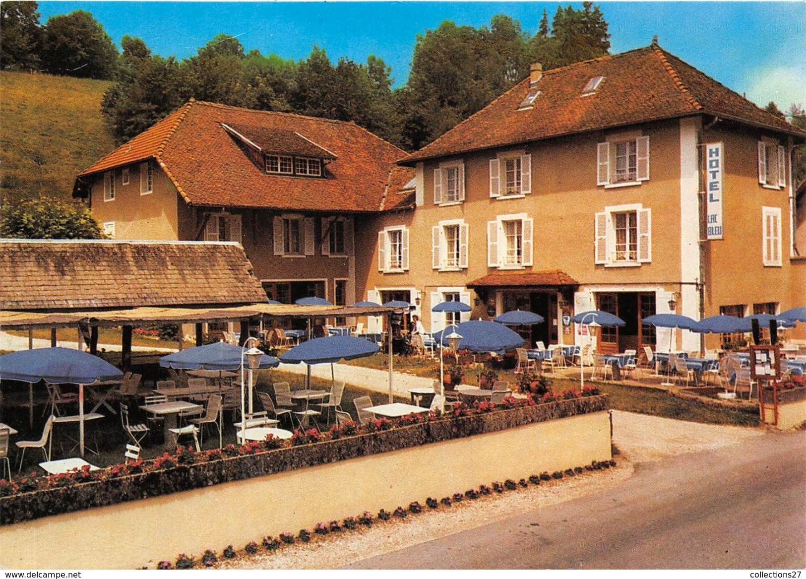 38-CHAVARINES- HOSTELLERIE DU LAC BLEU, LAC DE PALADRU - Charavines