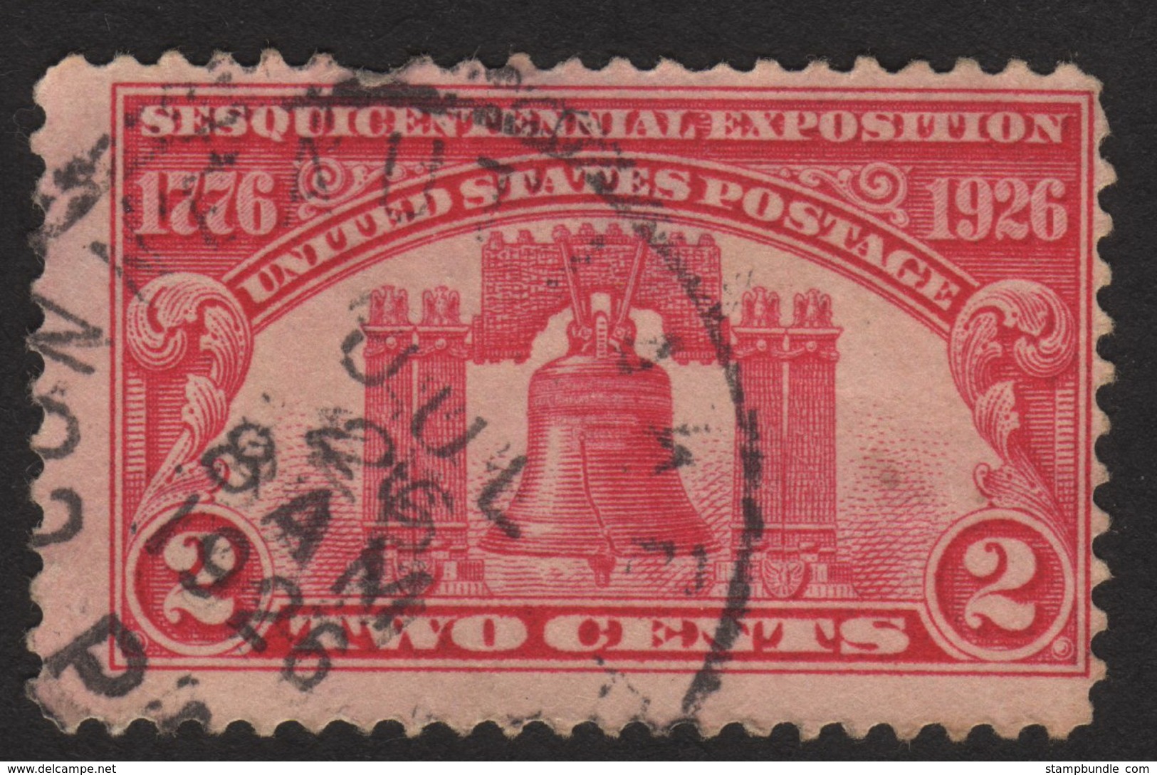 1926 US 2c, Used, Liberty Bell, Sc 627 - Used Stamps