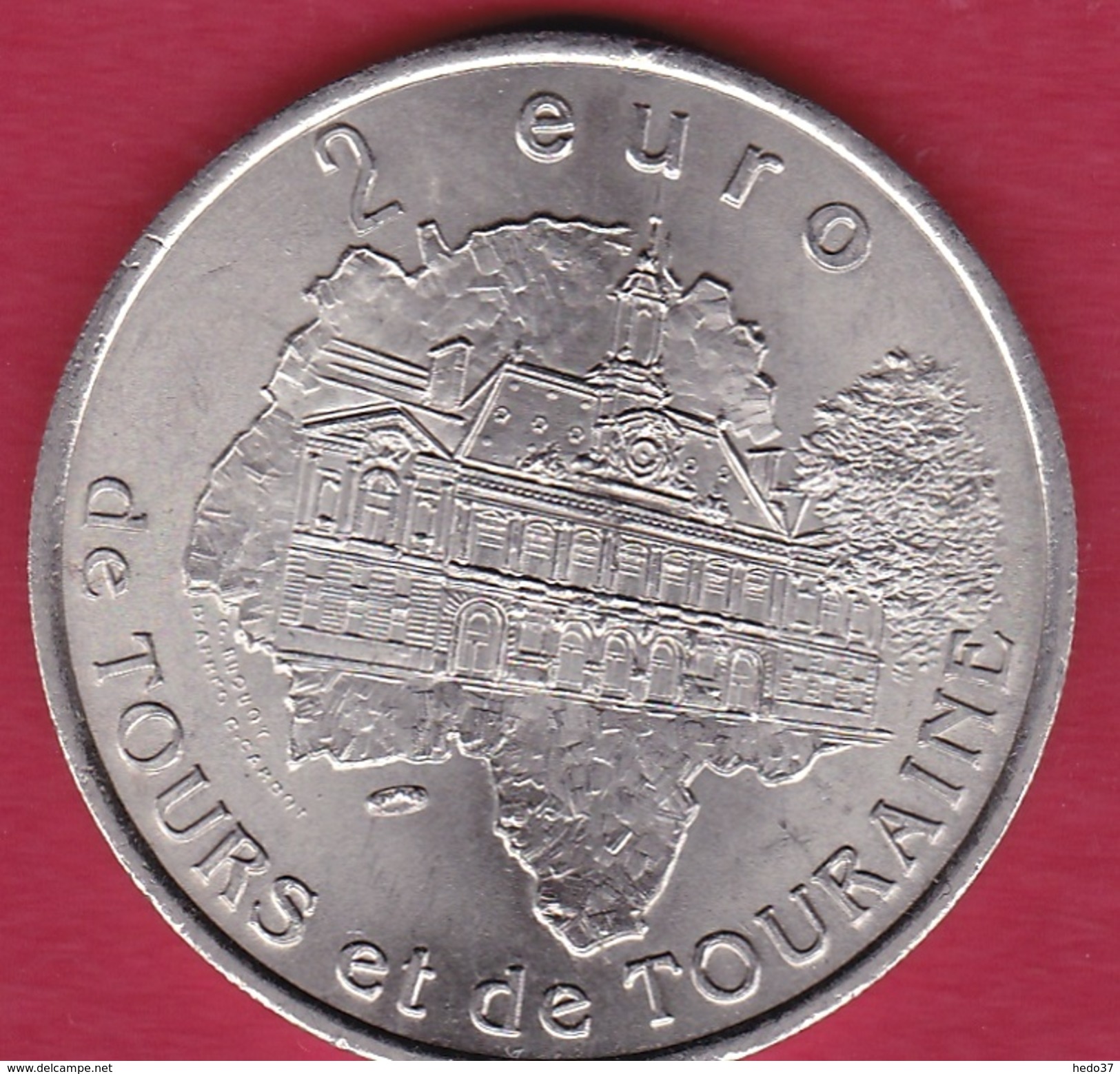 France - Chateau-Renault - 2 Euro - 1997 - Euros Of The Cities