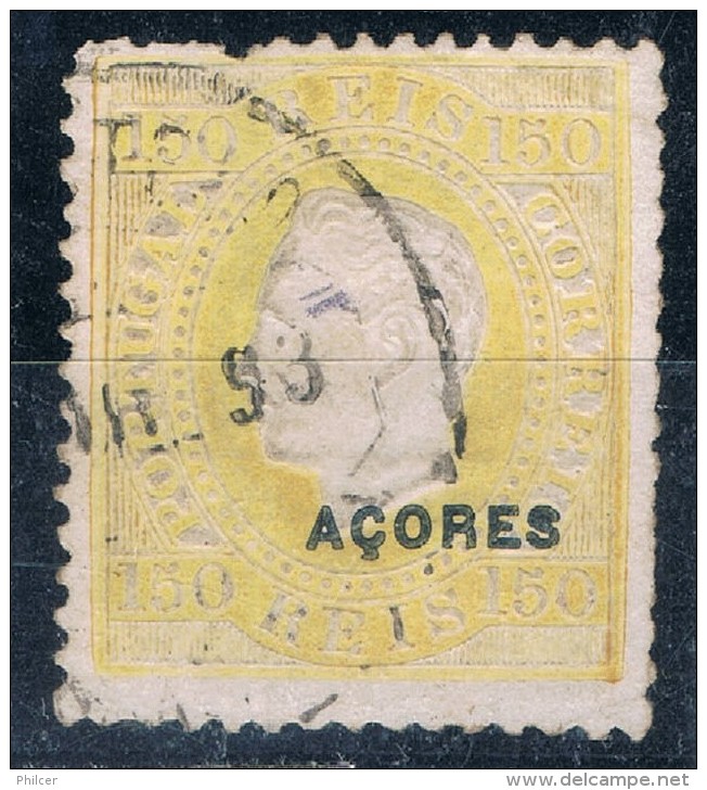Açores, 1882/4, # 44 Dent. 12 1/2, Used - Azores