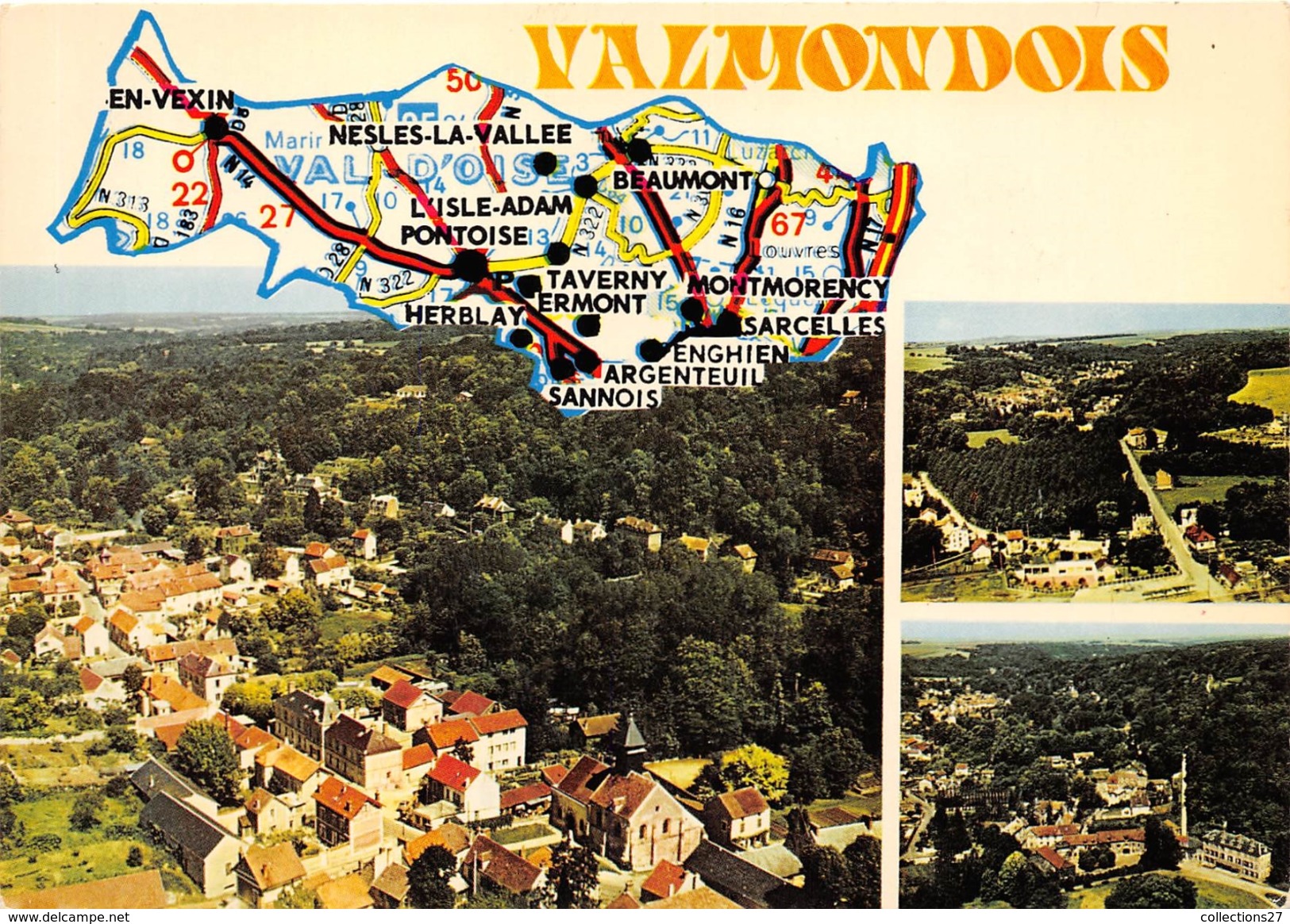 95-VALMONDOIS-  MULTIVUES - Valmondois