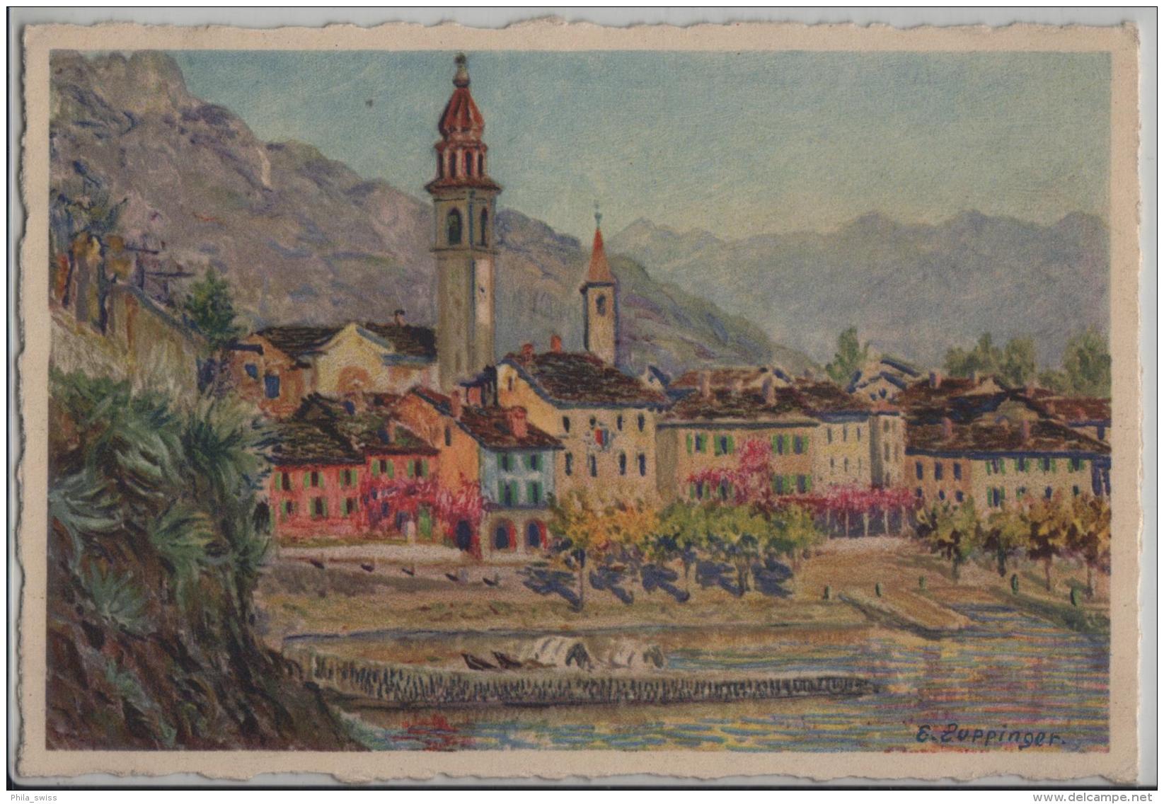 Ascona - Künstlerkarte E. Zuppinger No. 1 - Ascona