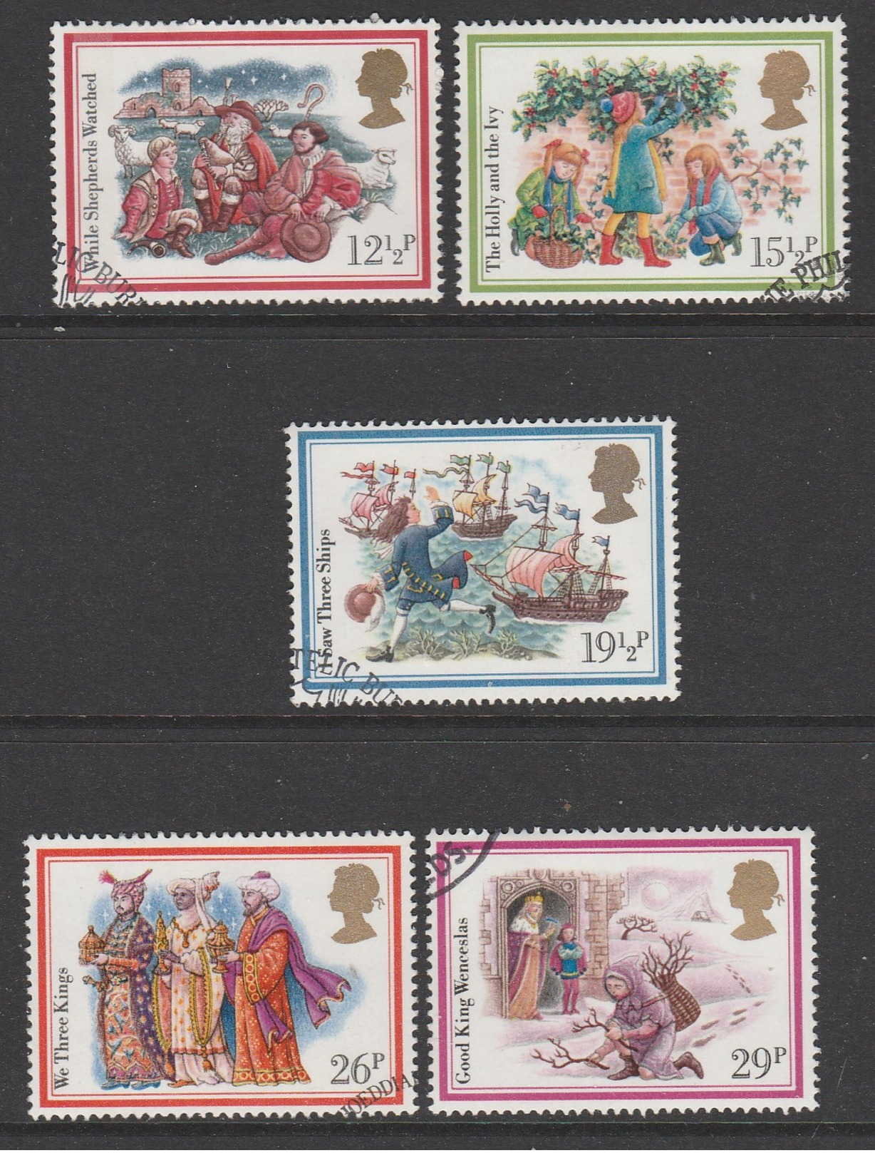 GB 1982 Christmas. Used SG 1202-1206 Very Fine Used Set Of 5 - Used Stamps