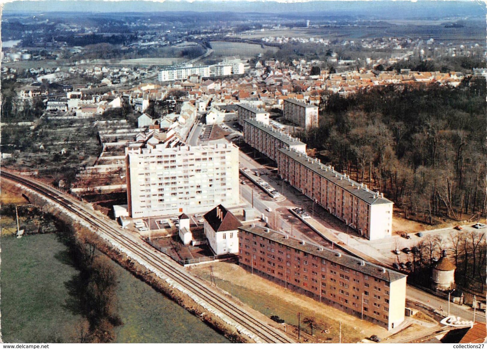 95-SAINT-OUEN-L'AUMONE- LE PARC " LE NÔTRE " VUE AERIENNE - Saint-Ouen-l'Aumône