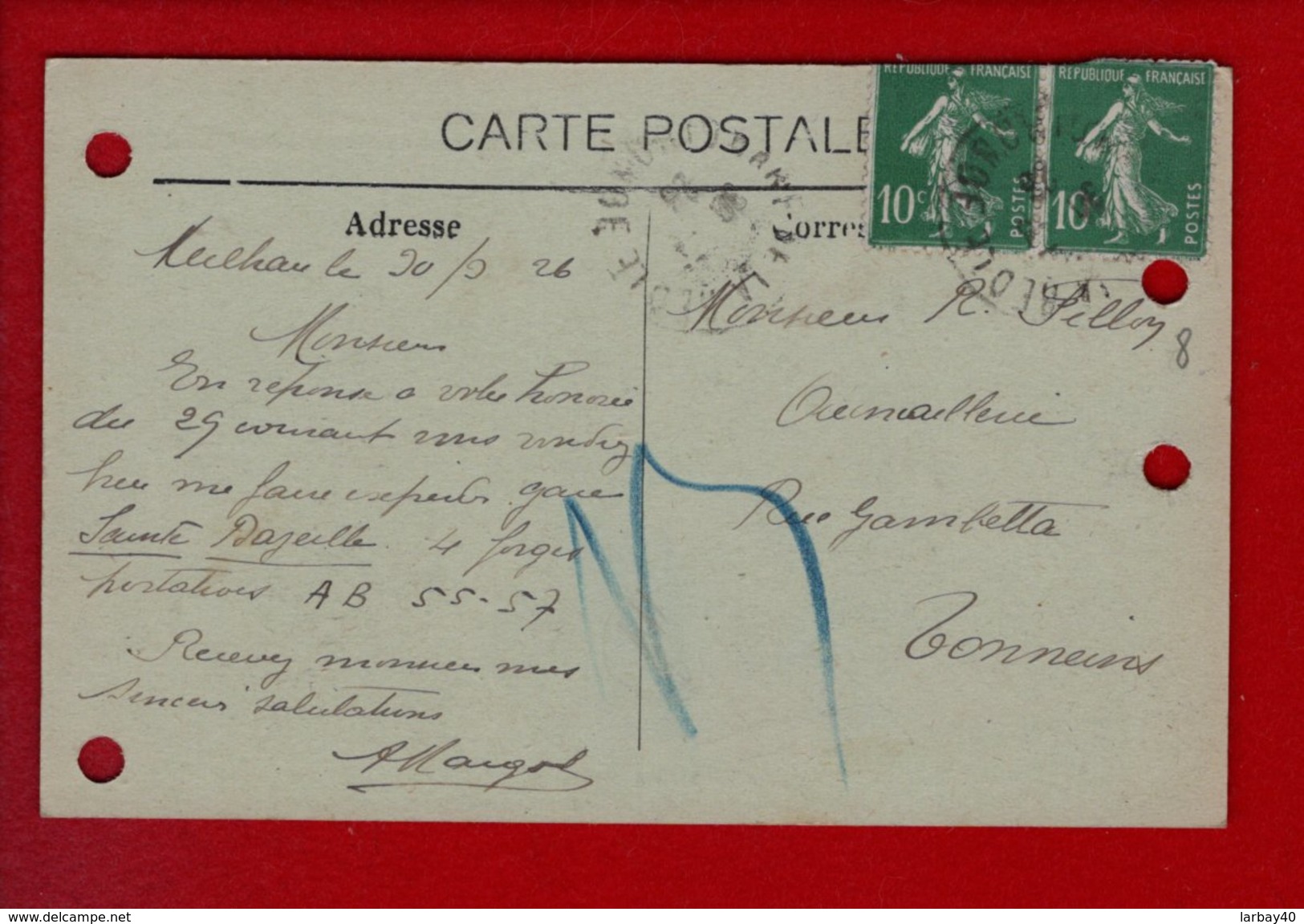1 Cpa Carte Postale Ancienne - MEILHAN SUR GARONNE, VUE PRISE DES BORDS Du Canal - Meilhan Sur Garonne