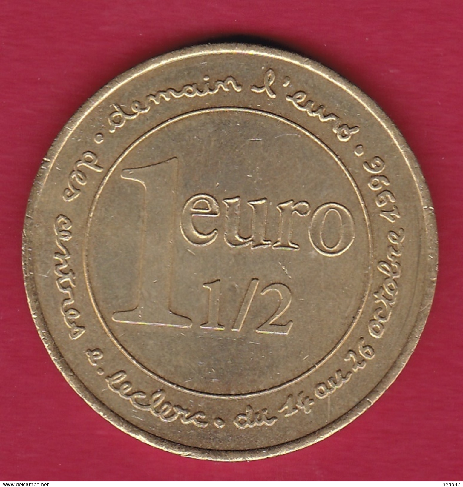 France - Magasin Leclerc - 1½ Euro 1996 - Euros Des Villes