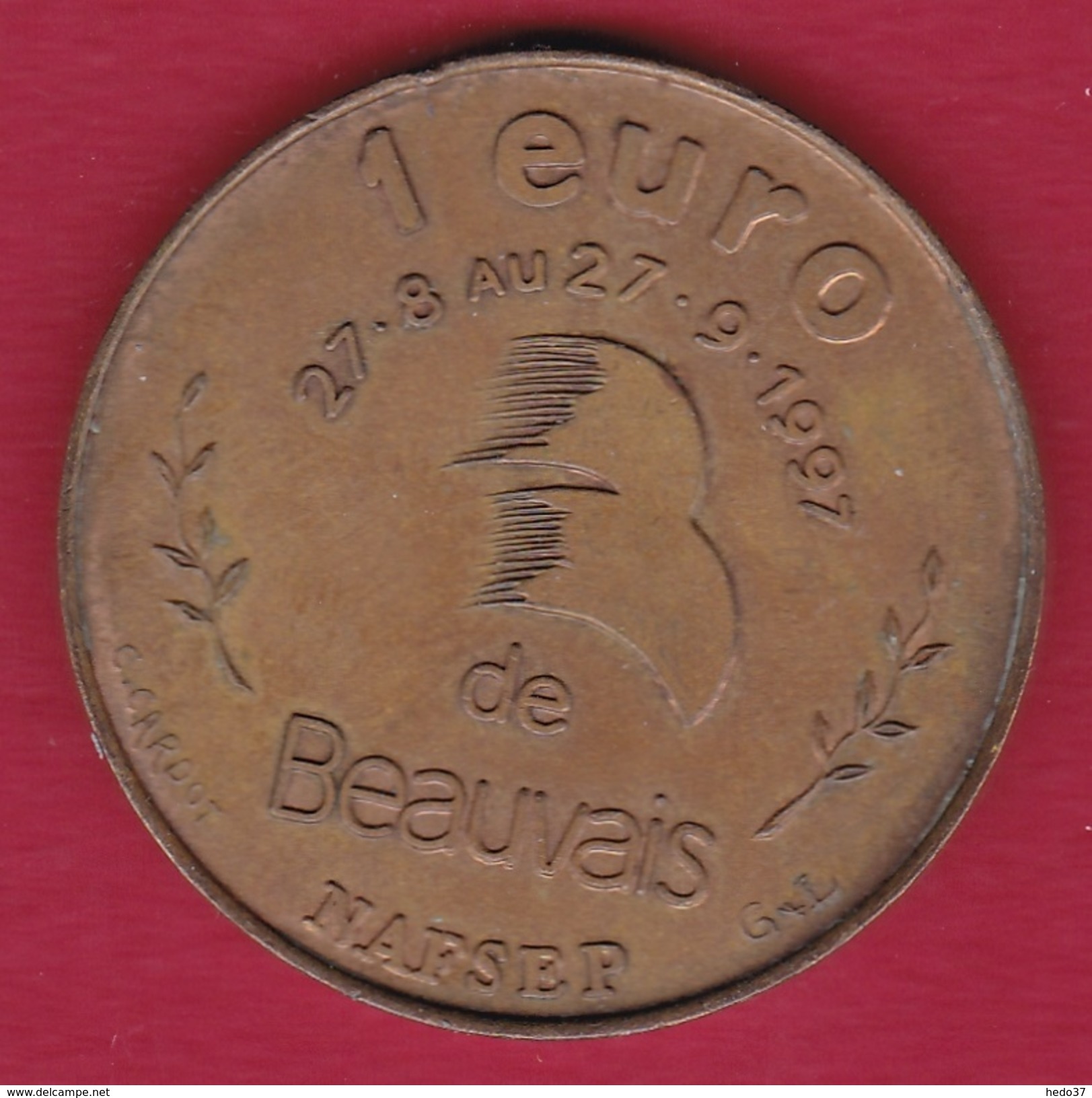 France - Beauvais - 1 Euro - 1997 - Euros Des Villes