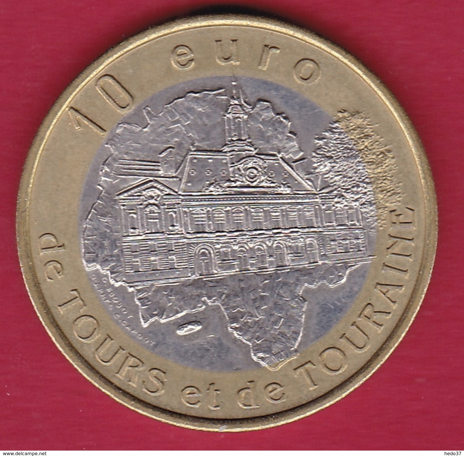 France - Loches - 10 Euro - 1997 - Euros Des Villes