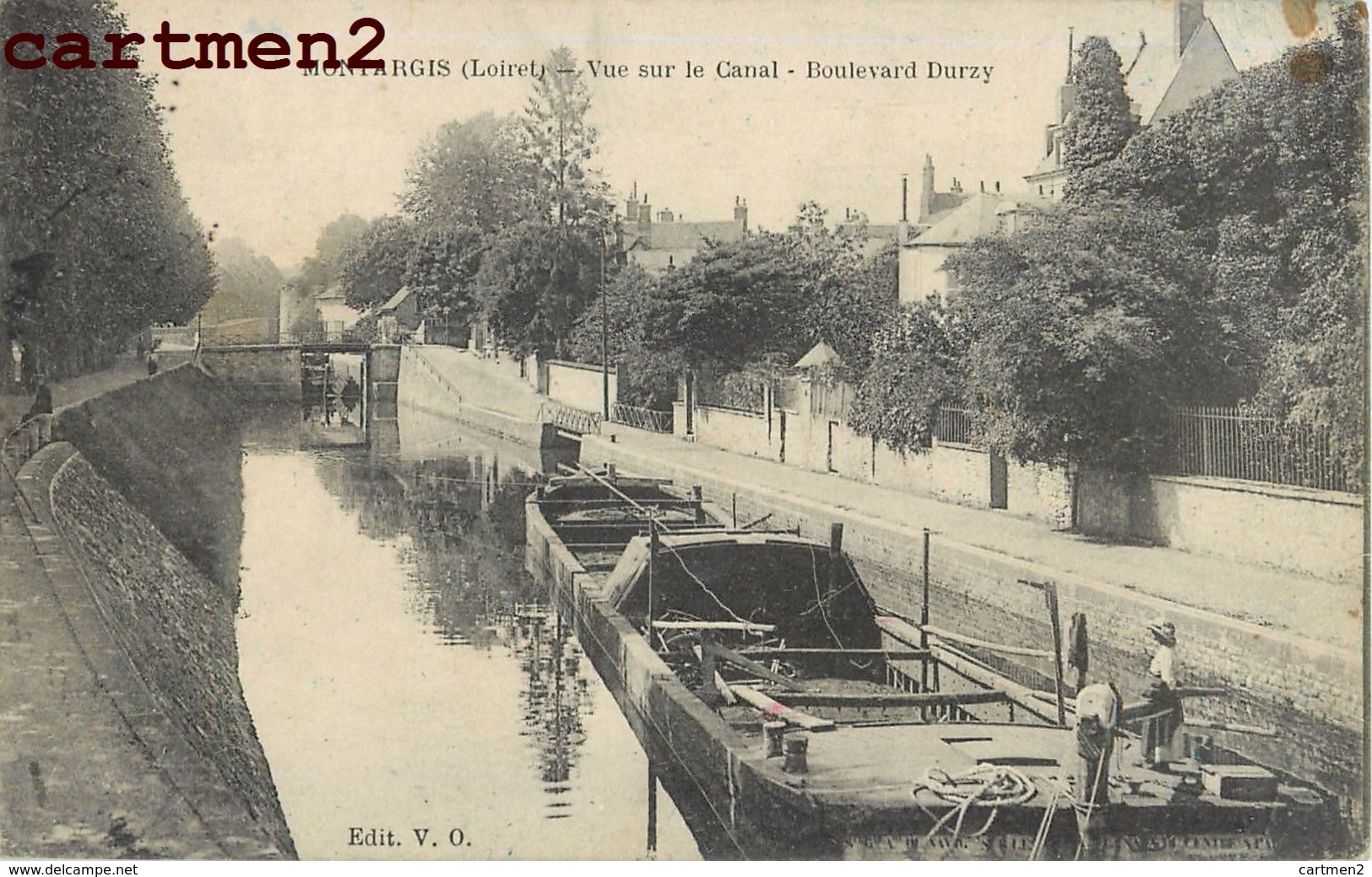 MONTARGIS VUE SUR LE CANAL  BOULEVARD DURZY 45 - Montargis