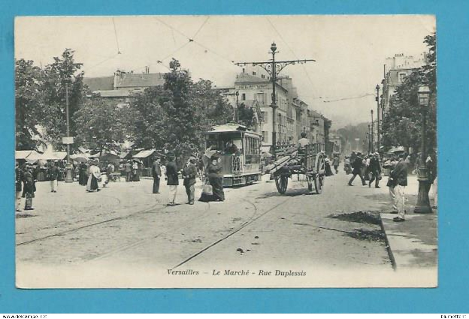 CPA - Le Marché Rue Duplessis VERSAILLES 78 - Versailles