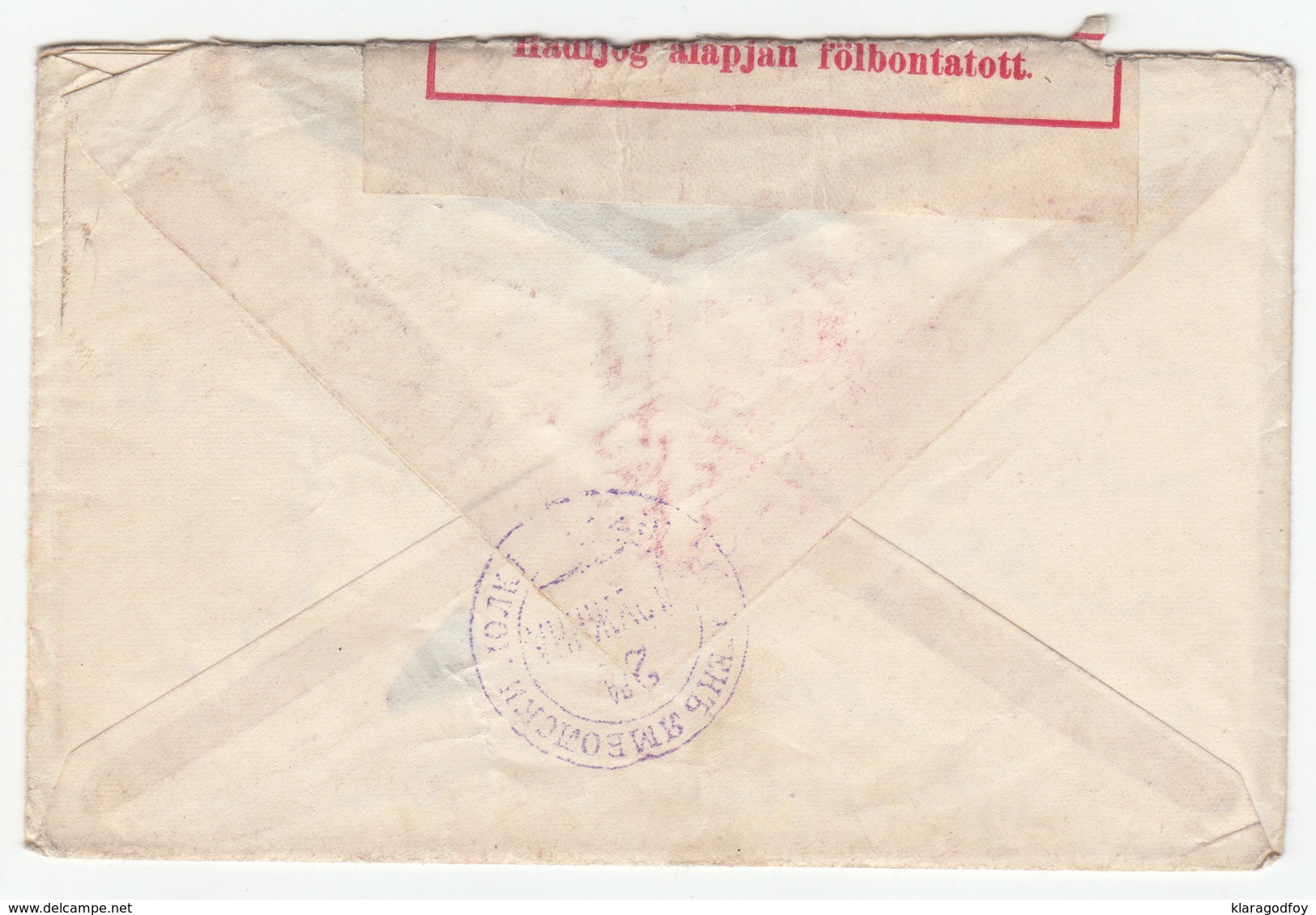 Hungary Bulgarian Jambolski Regiment Censored Fieldpost Feldpost Letter Travelled 1918 B170520 - Storia Postale