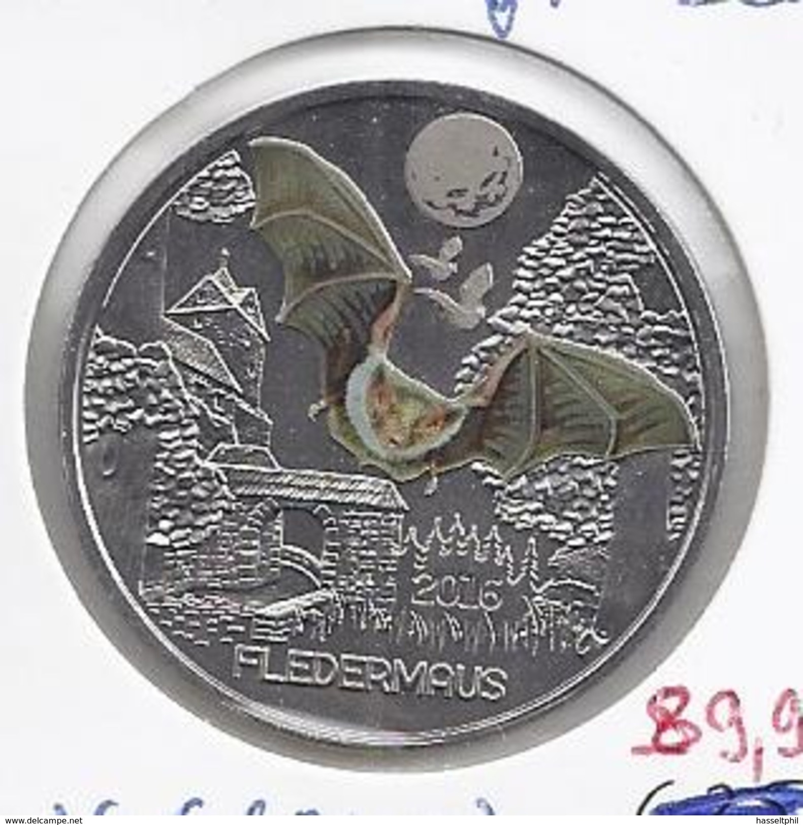 OOSTENRIJK  3 EURO  2016 - VLEERMUIS - FLEDERMAUS - AUSTRIA - Autriche