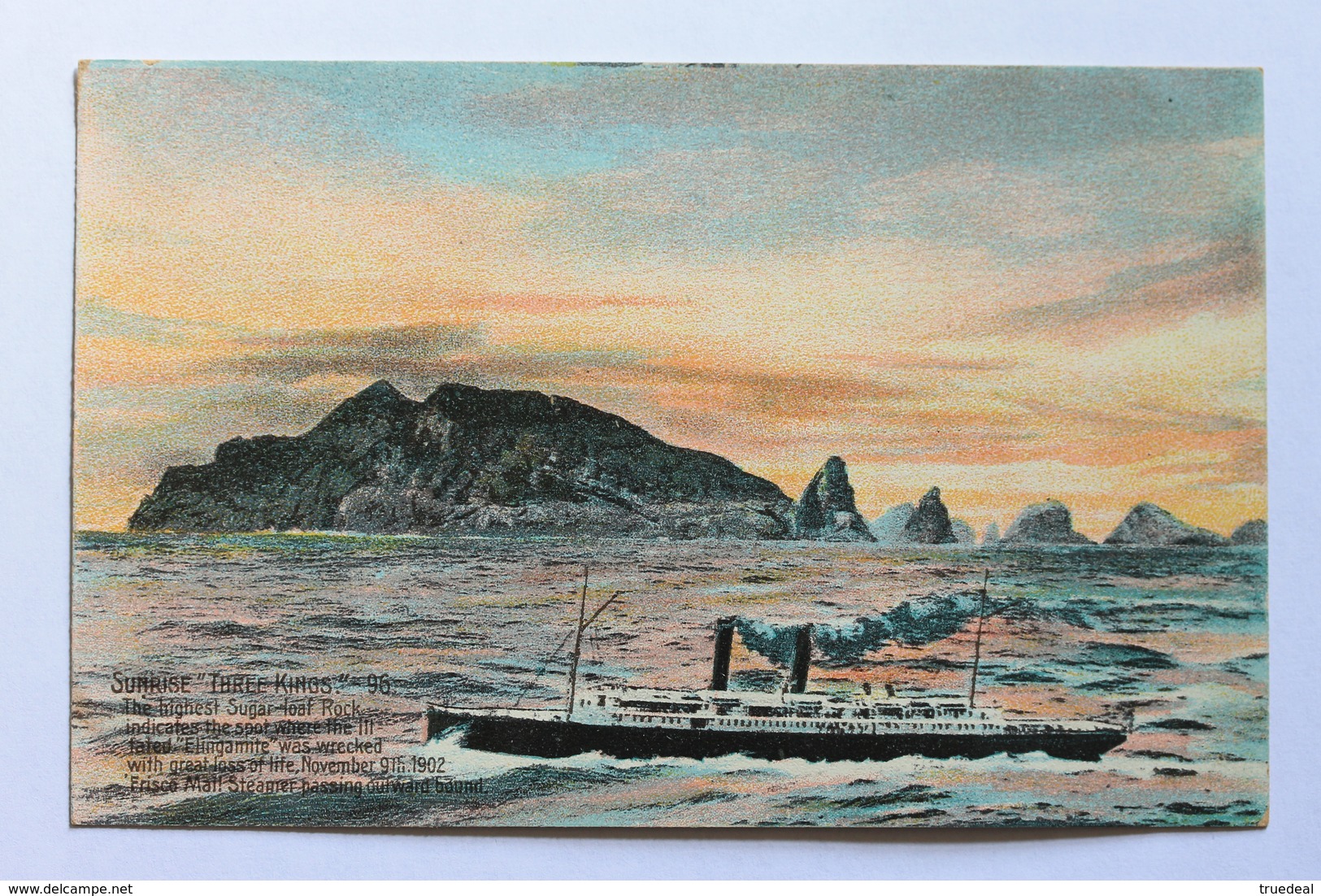 Sunrise, Three Kings Islands, Where Elingamite Was Wrecked On 9 November 1902. Frisco Mail Steamer, NEW ZEALAND - New Zealand