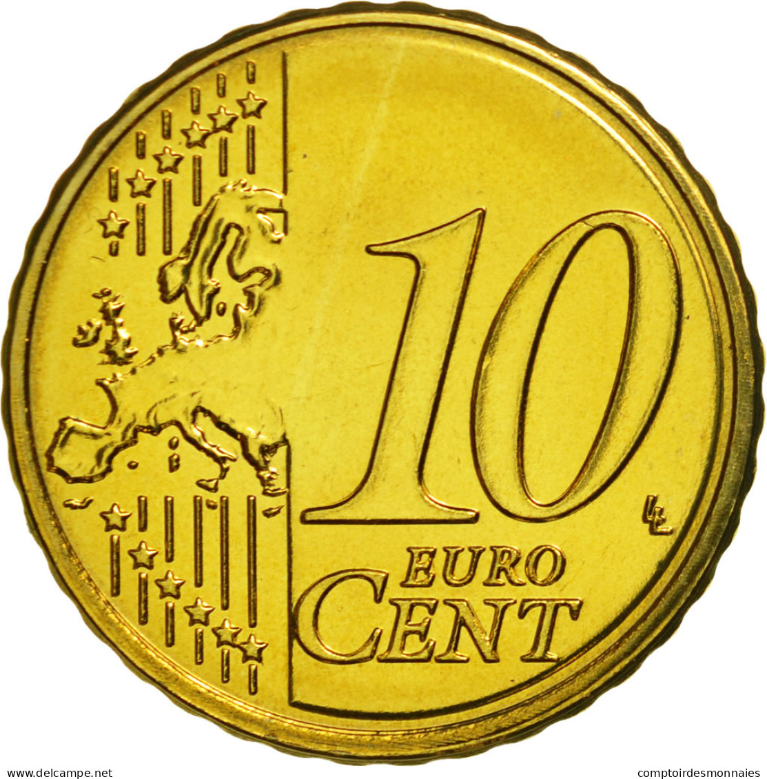 Malte, 10 Euro Cent, 2011, SPL, Laiton, KM:128 - Malta