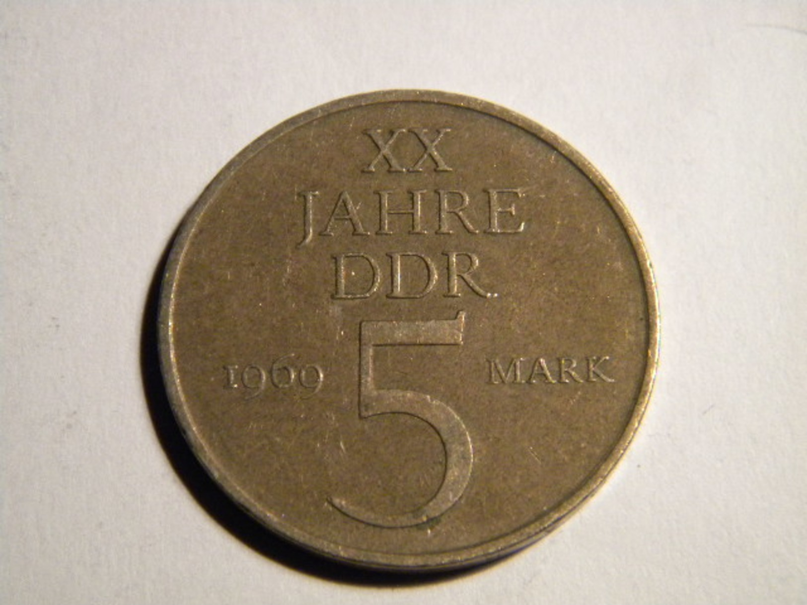 ALLEMAGNE - RDA. 5 MARK 1969. - 5 Mark